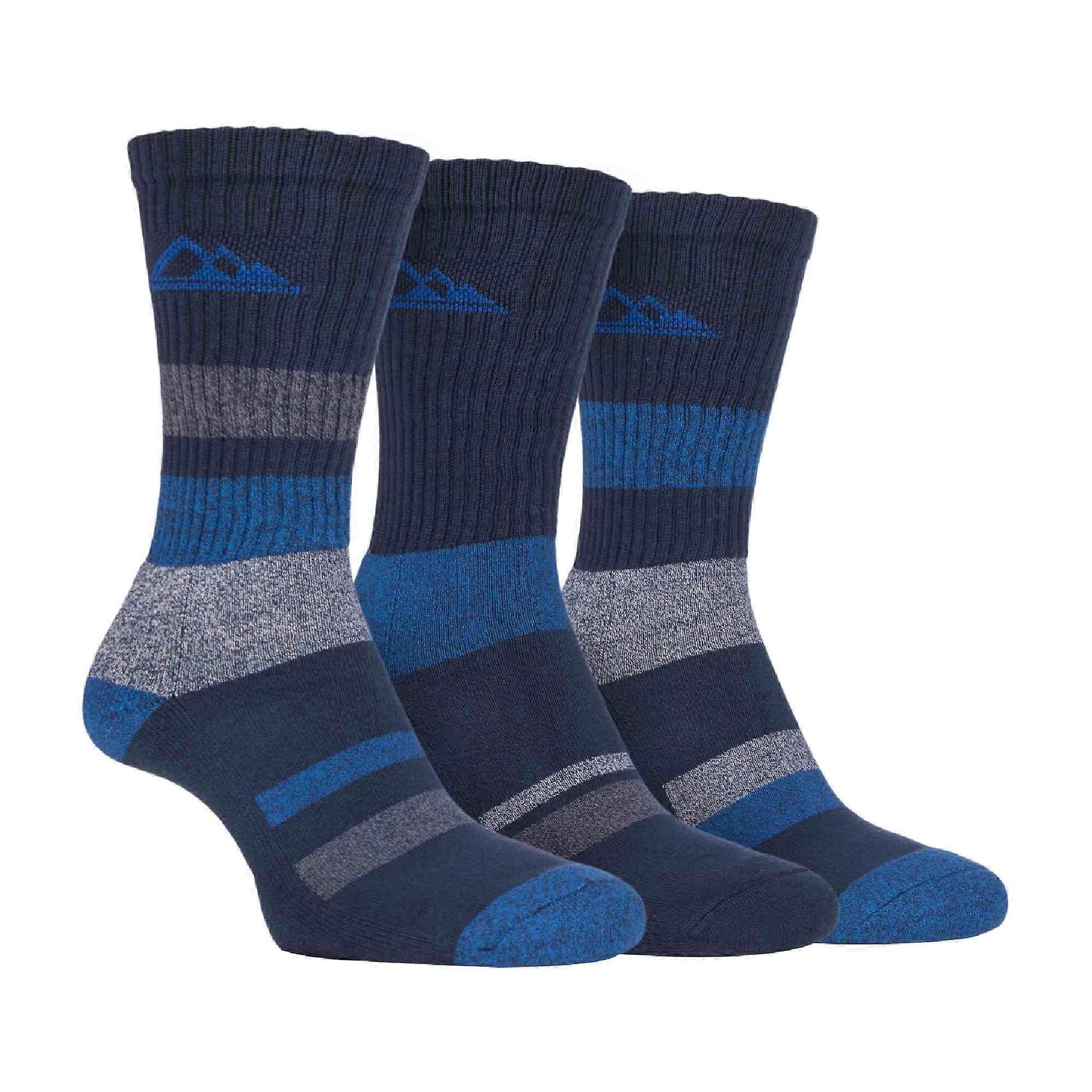 Storm Bloc - 3 Pack Mens Lightweight Cotton Hiking Socks