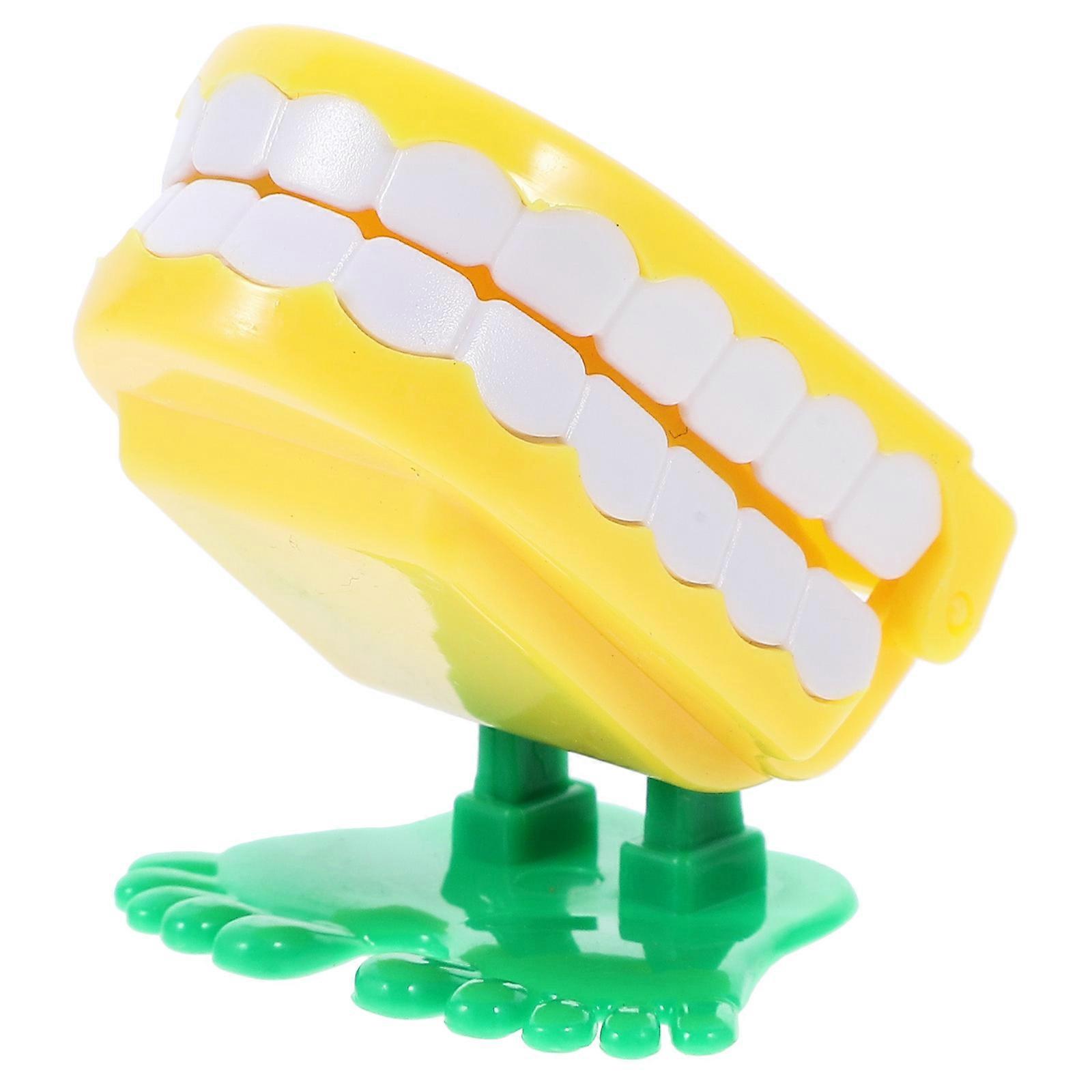 Halloween Wind-Up Toy Teeth Shape Clockwork Toy for Kids 12Pcs Set