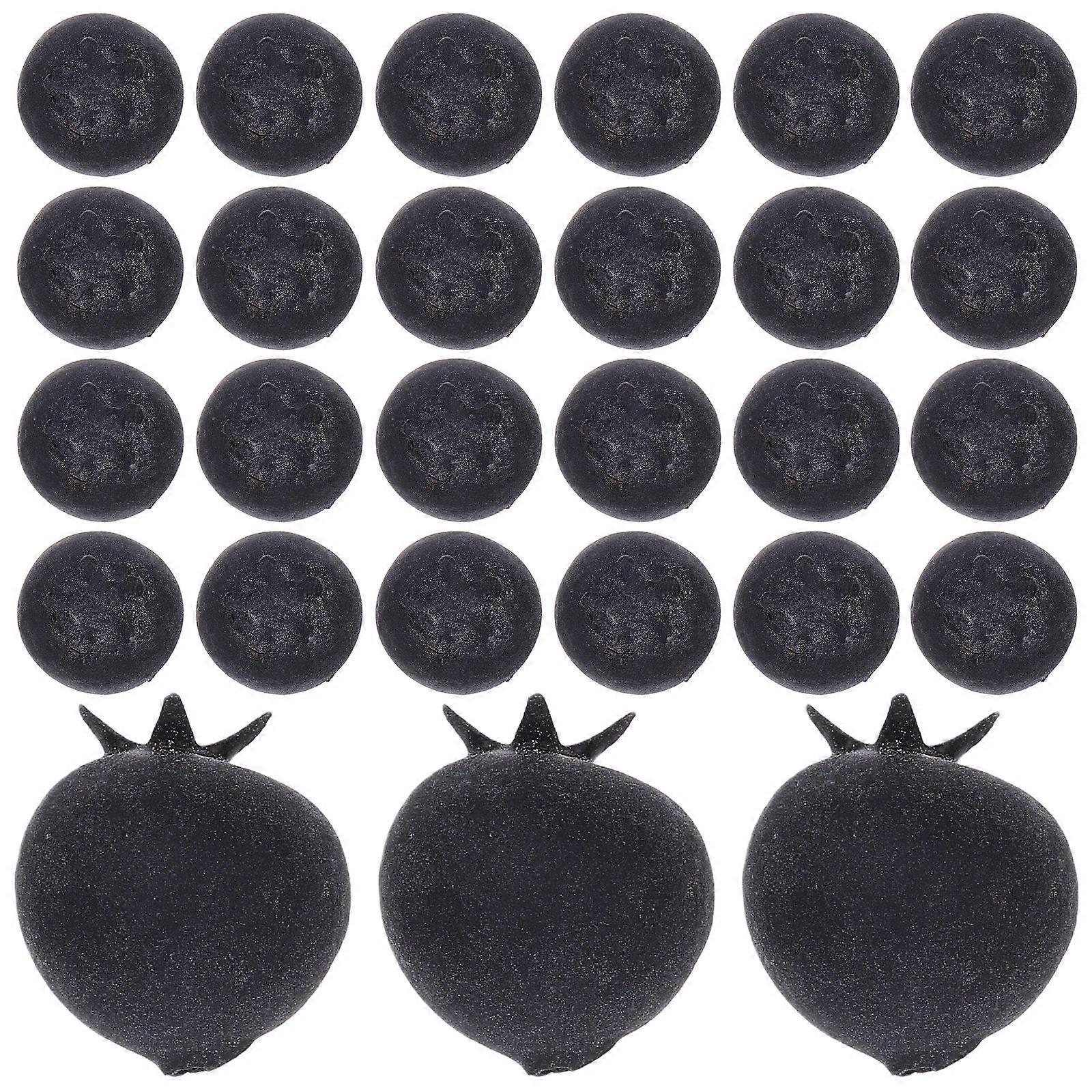 Vivid Blueberries Props for Early Teaching 150Pcs Foam Simulation