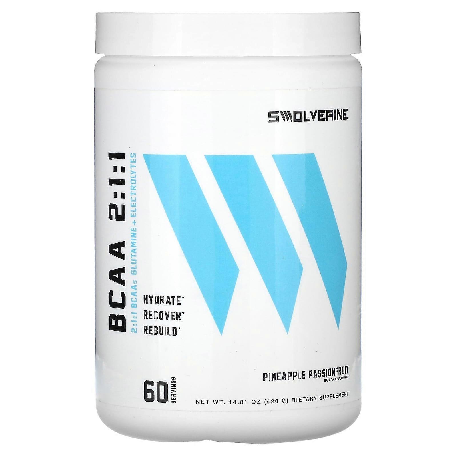 BCAA 2:1:1, Pineapple Passionfruit, 14.81 oz (420 g)