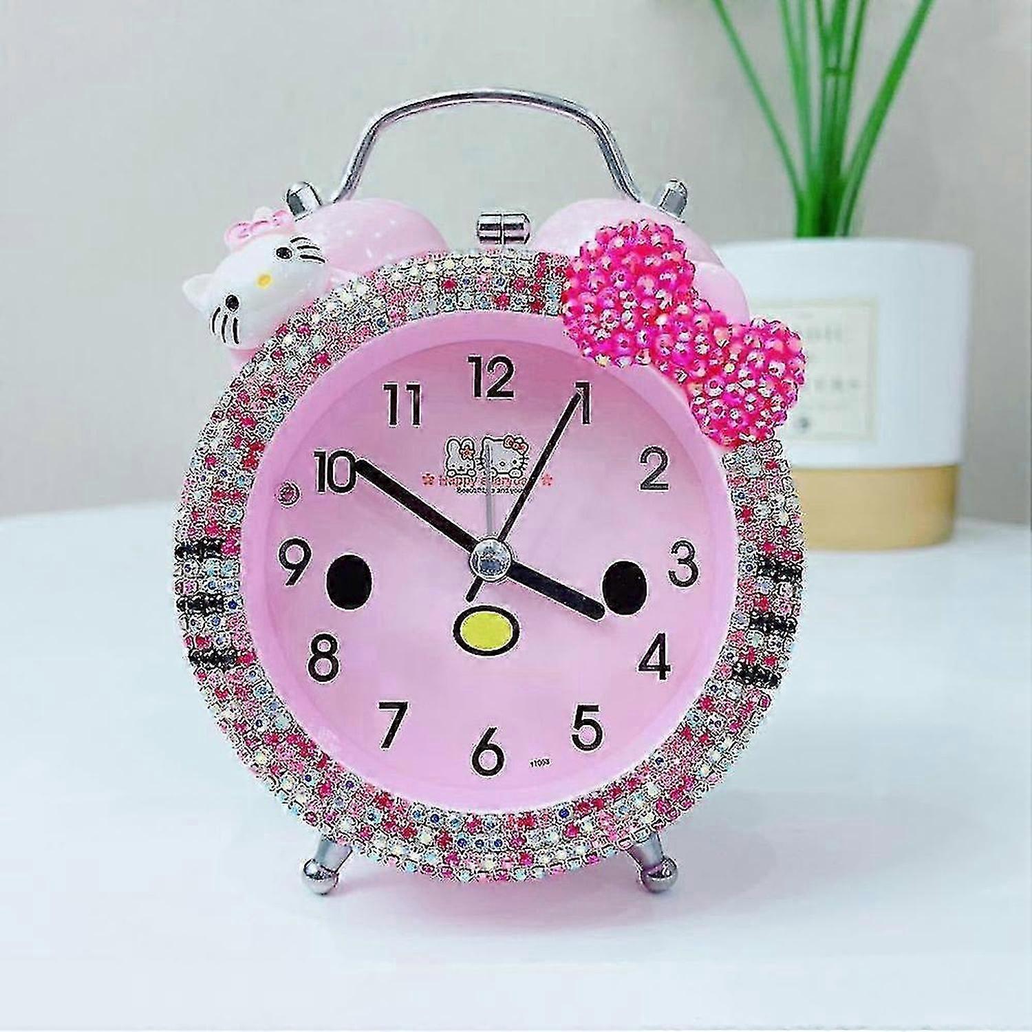 SBSG SAYTAY Bedroom Alarm Clock, Hello Kitty Alarm Clock , Student Home Decoration Desktop Clock