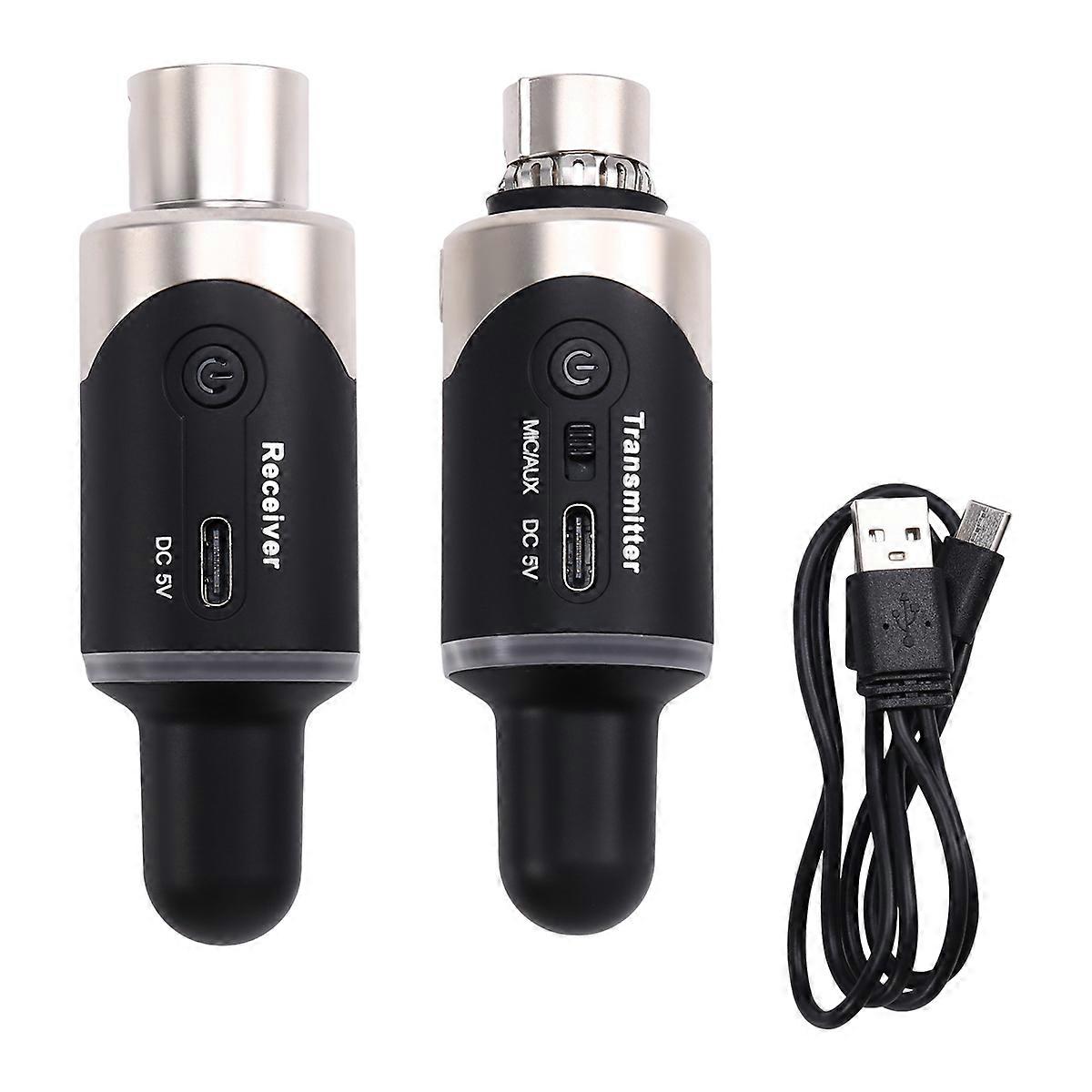 New U801 UHF Wireless XLR Transmitter and Receiver Microphone