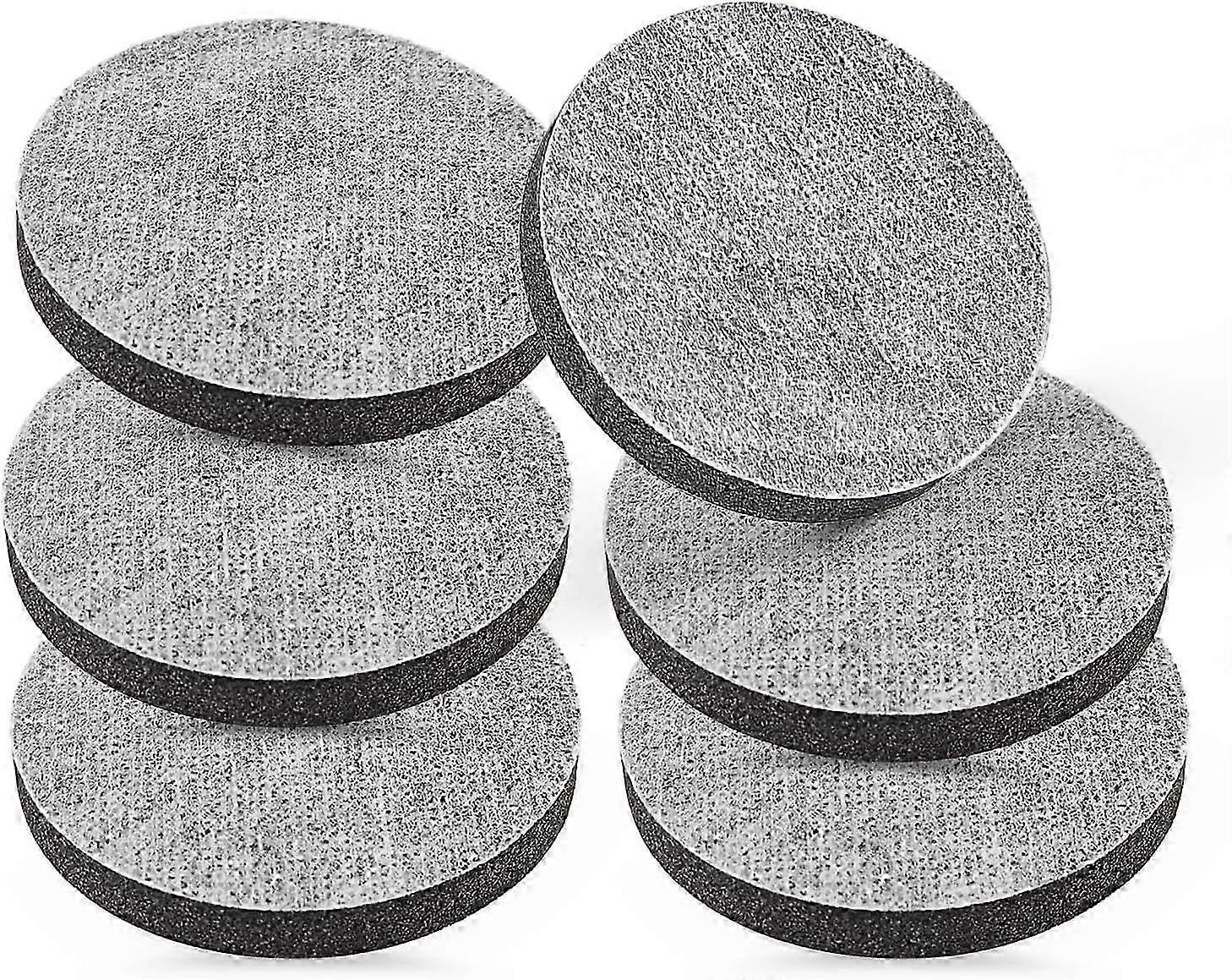 Pack of 6 Micro Disc Water Filter Discs for Brita Fill and Go Water Filter Bottles Carafes, Reduce Chlorine, Microparticles and Other Impurities