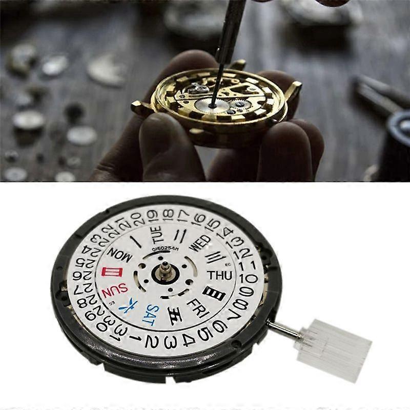 NH36A/NH36 Watch Movement Three-Needle Double-Calendar High-Precision