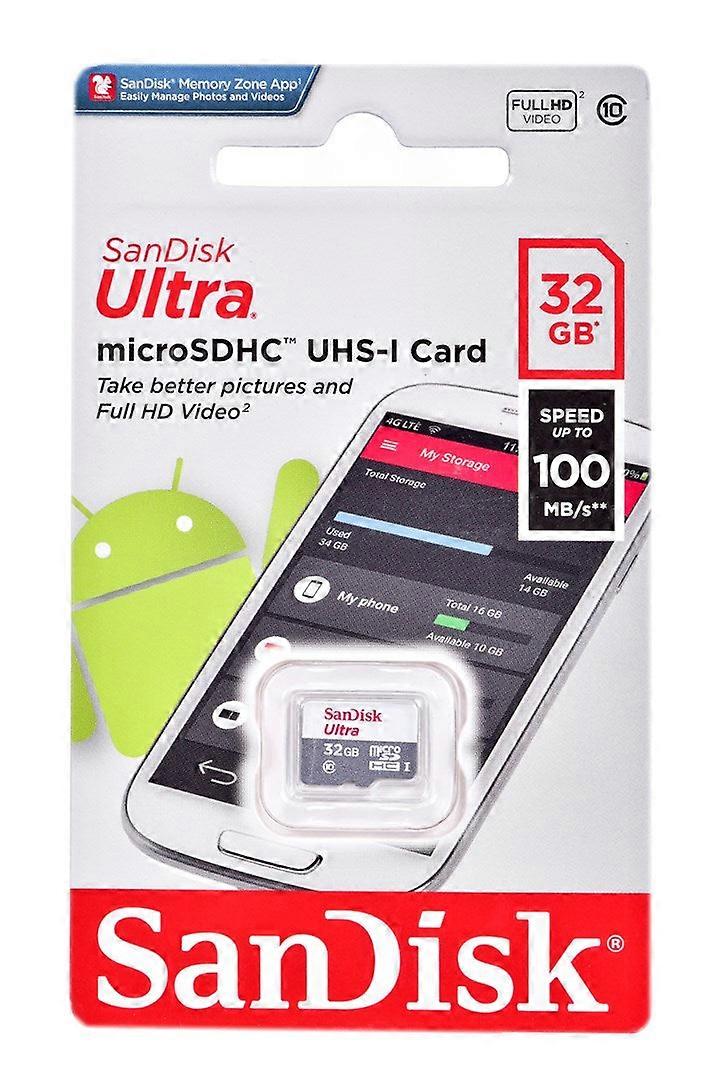 Sandisk Ultra Microsdhc κάρτα μνήμης 32 GB κλάση 10
