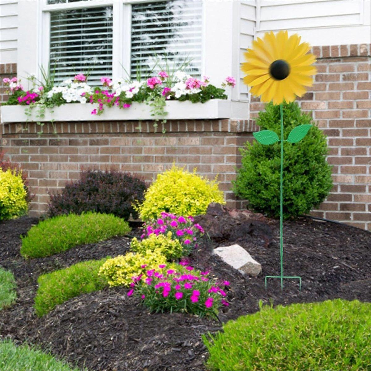 Sunflower Windmill 75cm/29.5in Metal Sunflower Windmill Windmill