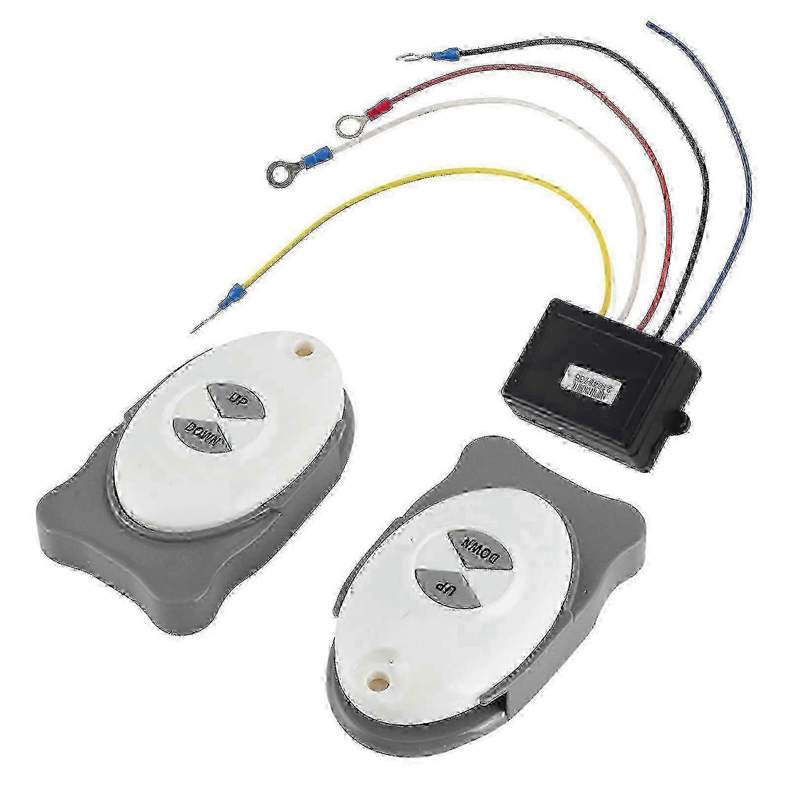 Windlass controller for marine boat with wireless switch