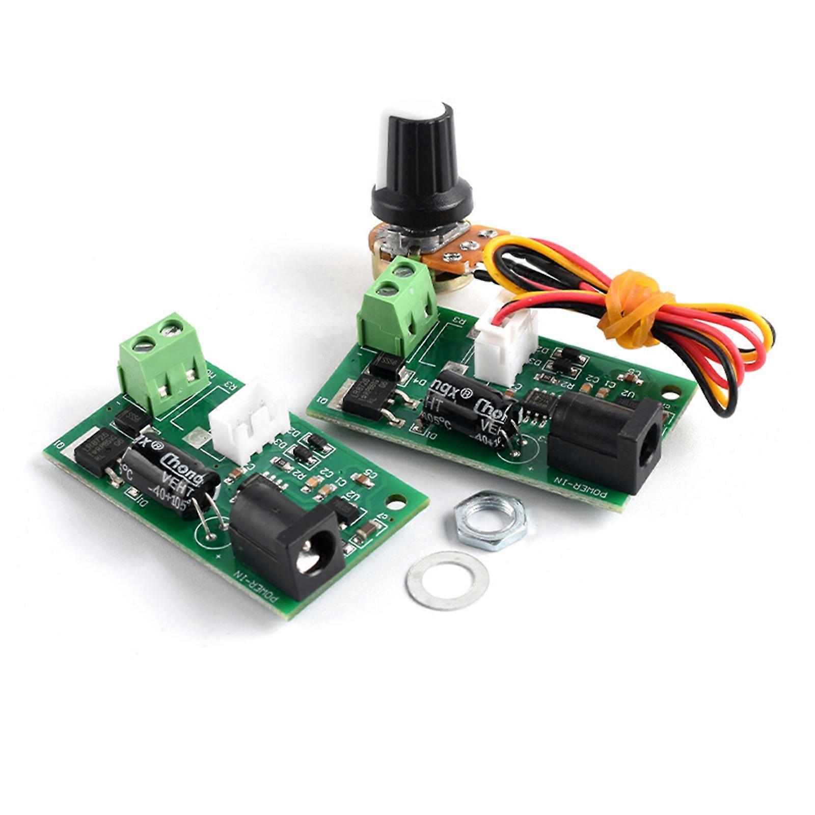 Compact PWM Motor Speed Controller DC6V 12V 24V Input 3A Output ABS Housing For Electronic Devices Multicolor