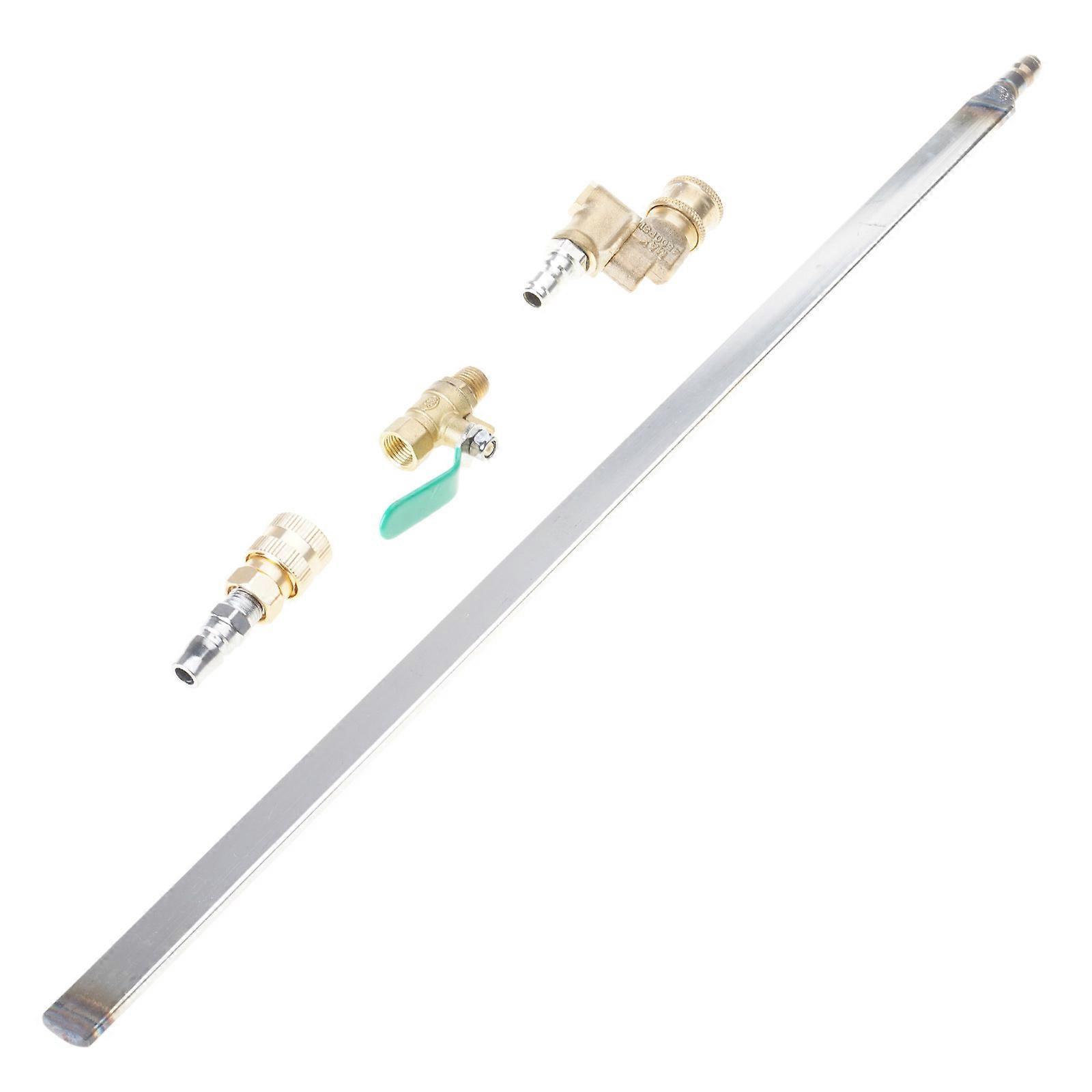 450PSI Radiator Flushing Tool With 6 Port Sprayed Head Extended Rod And 180° Swivel Fittings For Car Engine Protection Multicolor