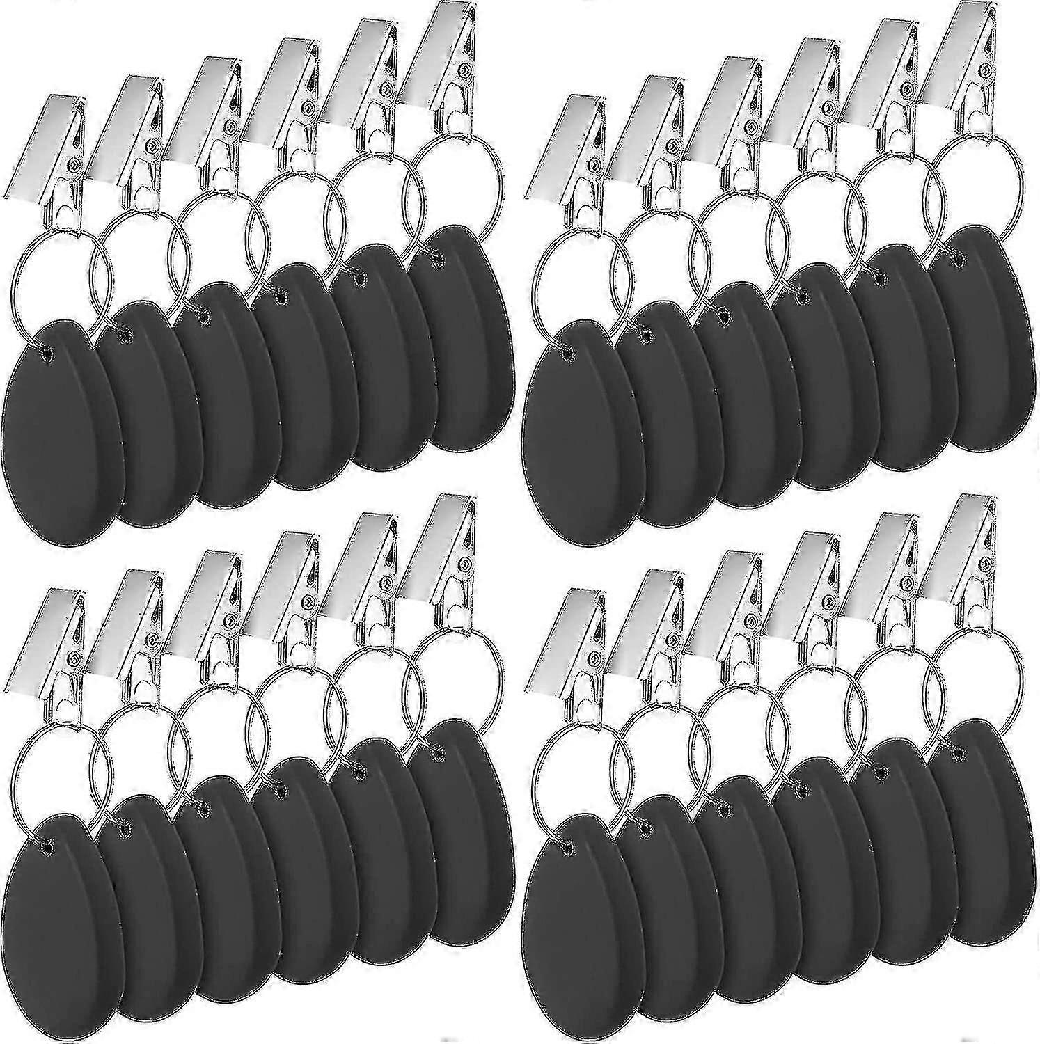 12-Pack Outdoor Tablecloth Weights with Stone Material