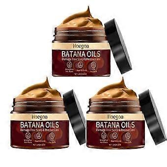 1-3x Olio di Batana puro naturale per la crescita dei capelli Maschera per capelli all'olio di Batana Trattamento per la caduta dei capelli per uomini e donne di colore