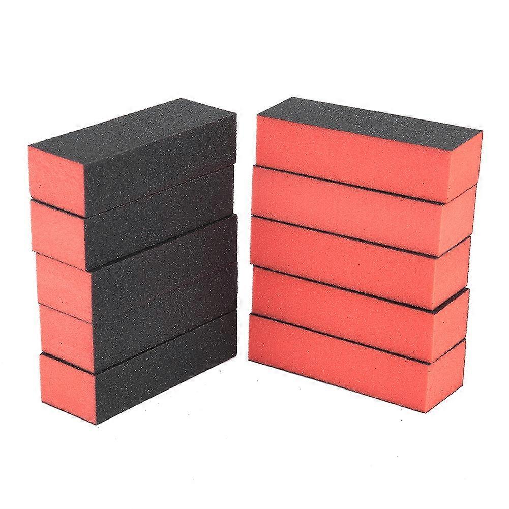 10pcs Nail File Nail Buffer Sanding Buffing Block Polishing Sponge Manicure Tool10pcs
