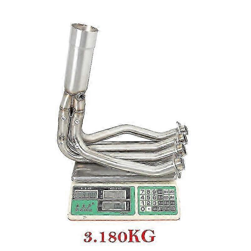 Exquisite Exhaust Pipefor Kawasaki Z900 2017 - 2020 Motorcycle Exhaust Escape Systems Connection Tube Modified Front Link Pipe With Catalyst Muffler