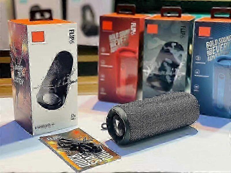Flip6 Bluetooth Speaker Multi-function Speaker Outdoor Waterproof Subwoofer Wireless Home Mesh Dual Speaker TWS C Audio Components