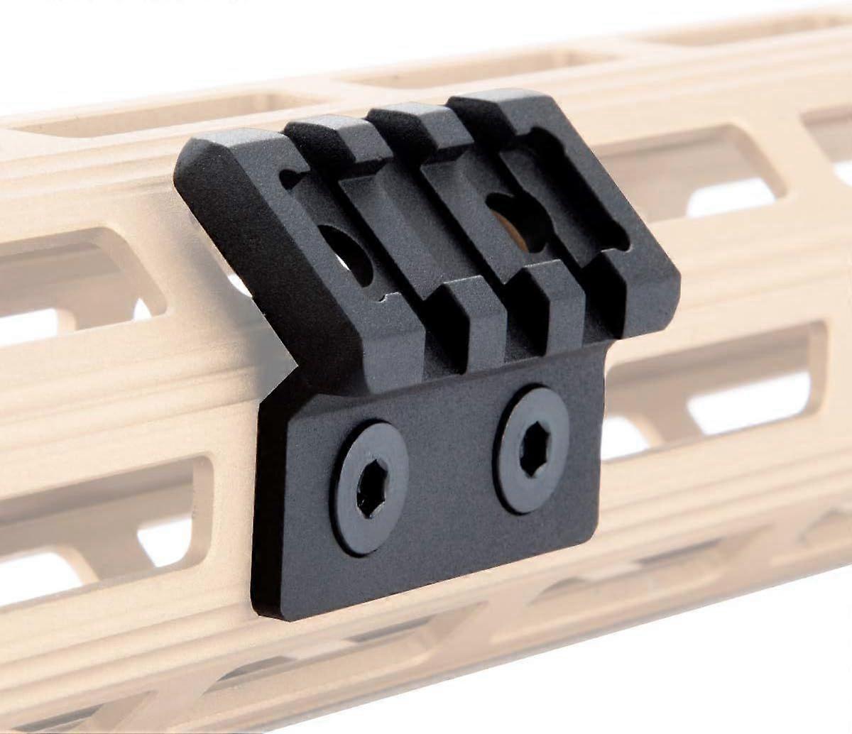 Nouveau style de support de rail Offset Light/Optic Picatinny - adapté à Mlock, 3 fentes