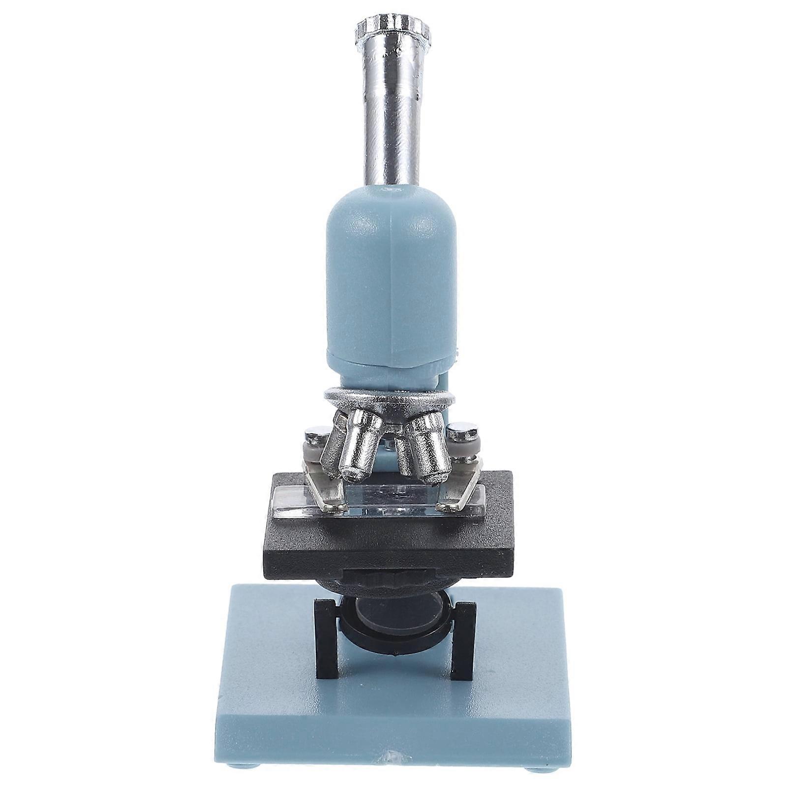Role-play Miniature Model Decorative Microscope Model Ornament Simulation Microscope Toy