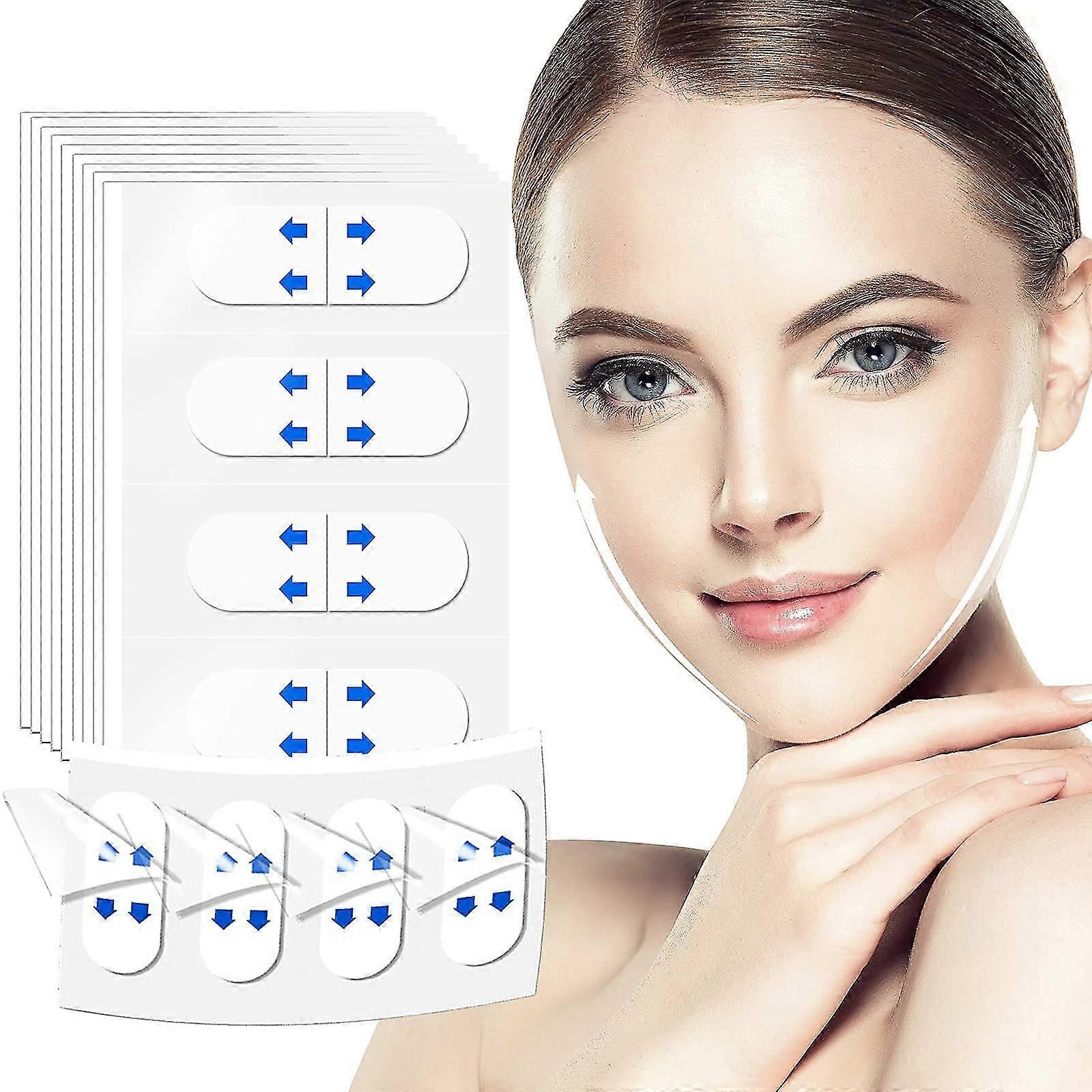 Face Lift Tape, Instant Face Sticker Invisible Waterproof Elastic, Hide Double Chin And Wrinkles Around The Eyes