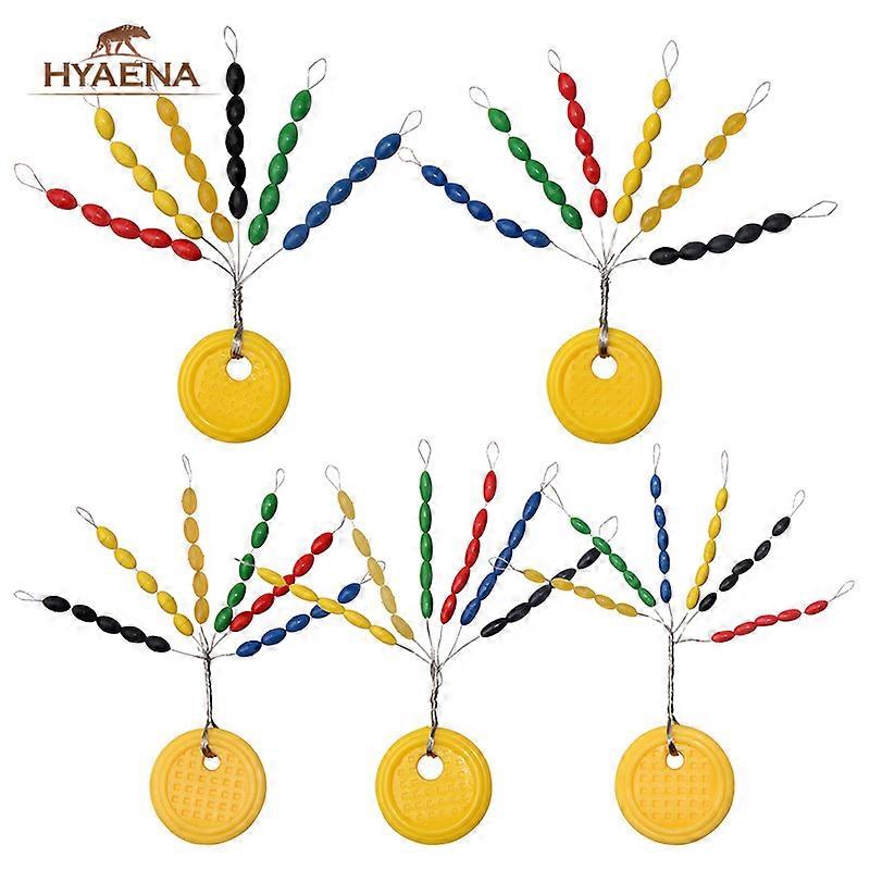 Hyanea 600pcs Rubber Olive Fishing Space Beans Fishing Float Bobber Stopper Fishing Line Stops Round Float Ball Float Stopper