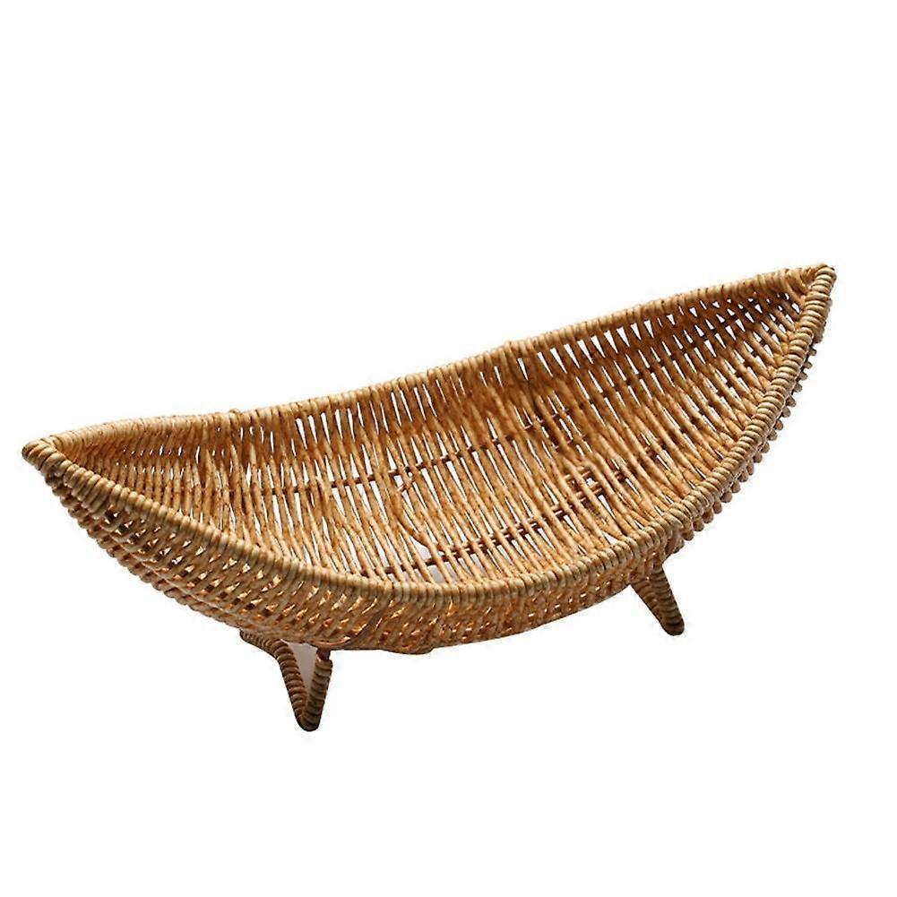 Imitation Rattan Material with Fine Craftsmanship Woven Fruit Tray