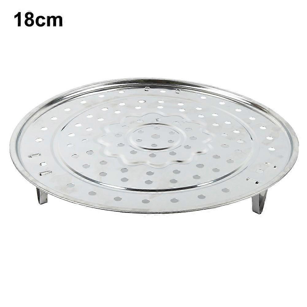 18-30cm Steaming Rack Rack Round Type Silver Stainless Steel
