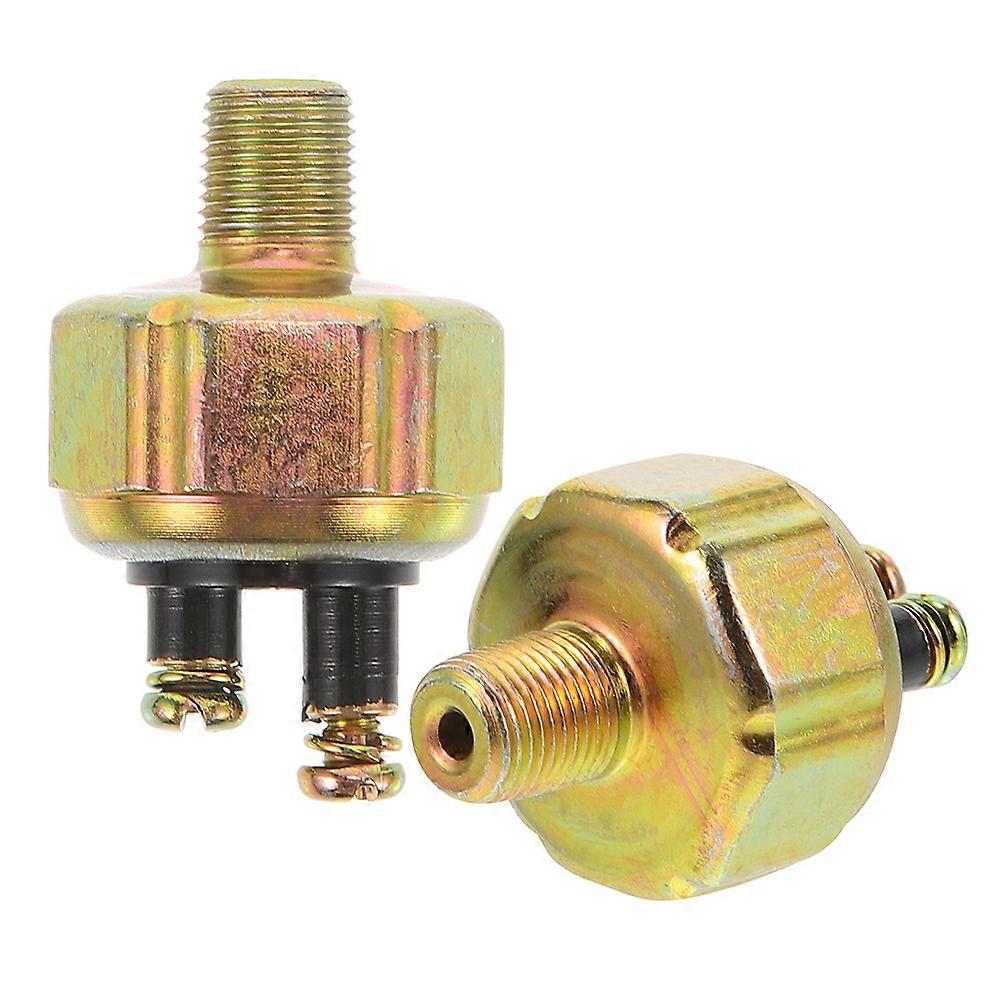 Iron Hydraulic Brake Light Switch 2Pcs for Vehicle Brake Replacement