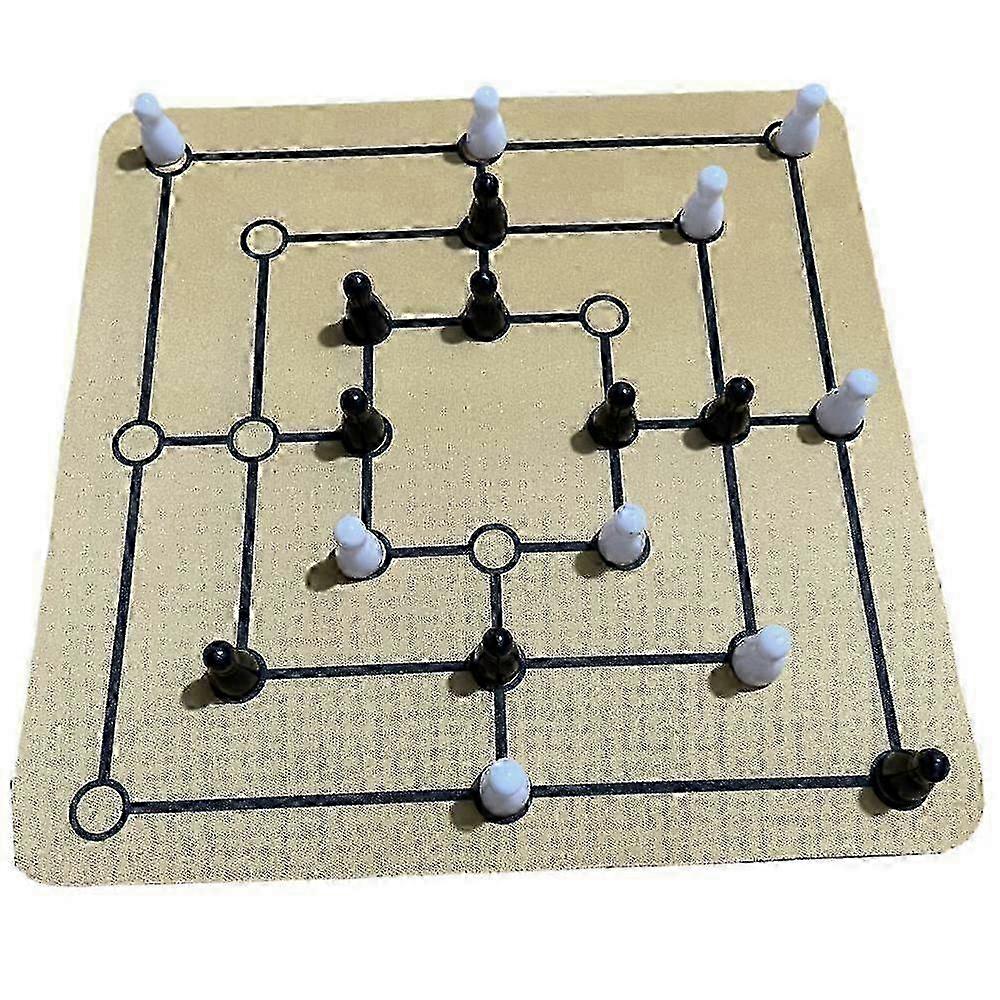 Chess Board Game Set Travel Chess Set Checkers Game for Party Picnics Travel