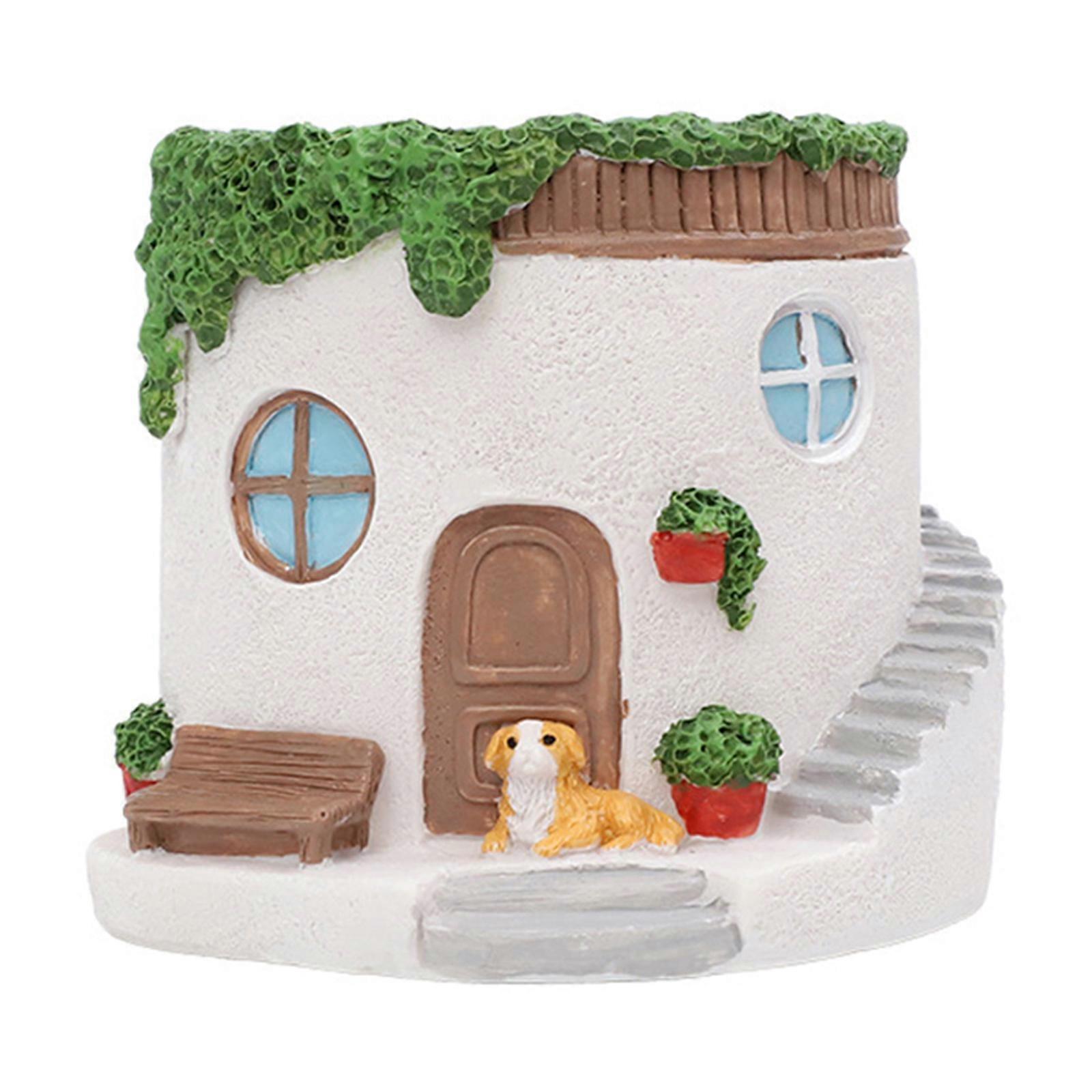 Handcrafted Resin Flower Pot With Spacious 6x6cm Interior For Succulents Root Development Multicolor