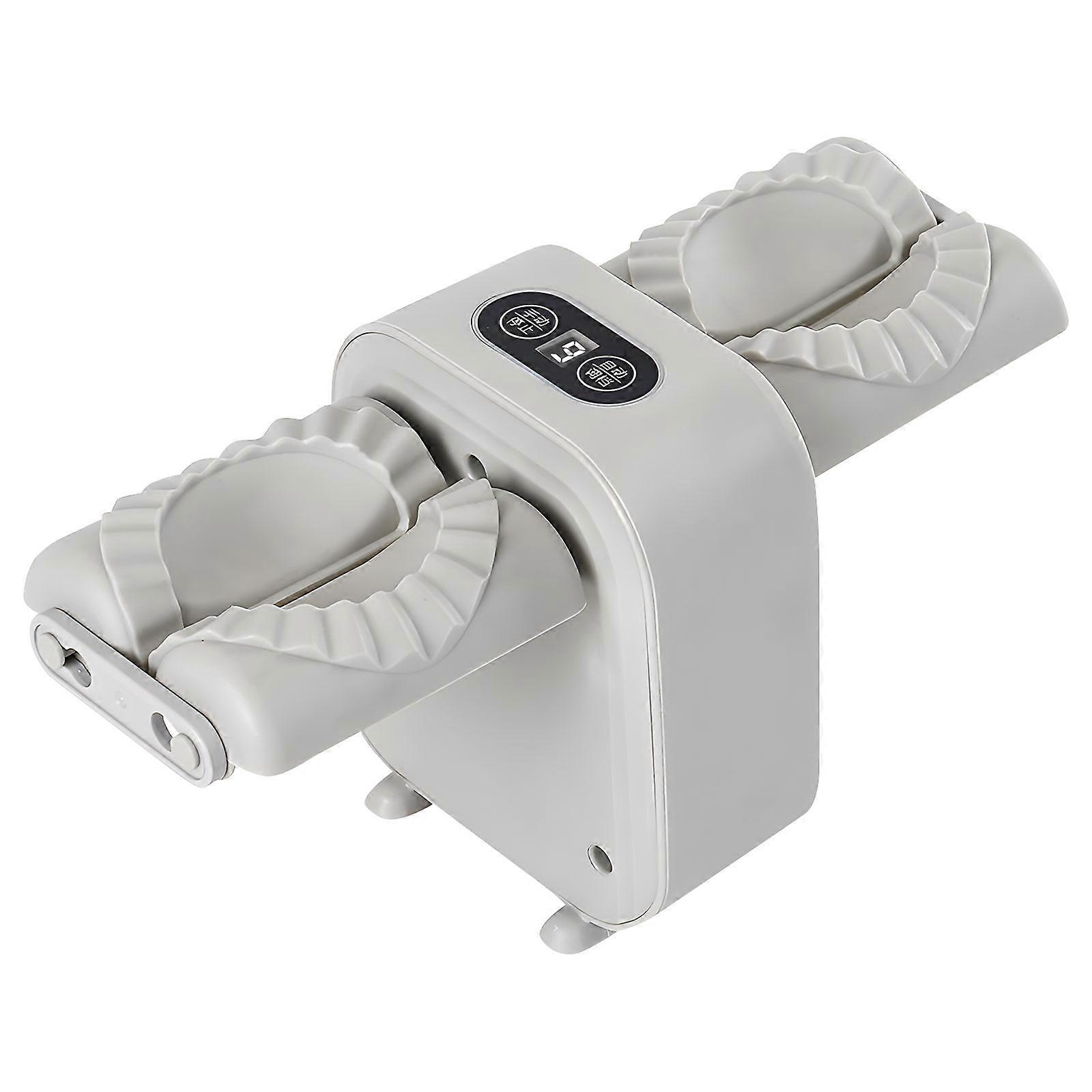 Leak Proof USB Powered Dumpling Maker Machine Duals Head Designs Professional Kitchen Helper For Daily Use Multicolor