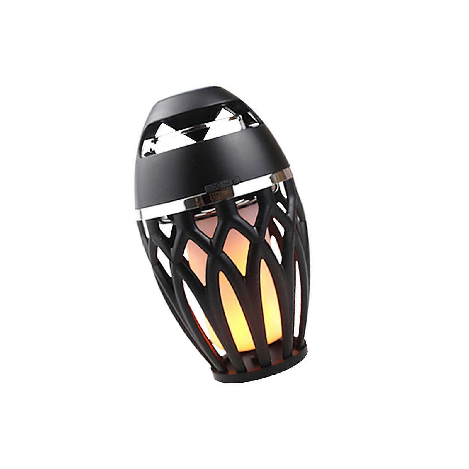 Mini Speaker Bluetooth-compatible Speaker Bracket Surround Sound Portable Speaker with Flame Light Handle Multicolor