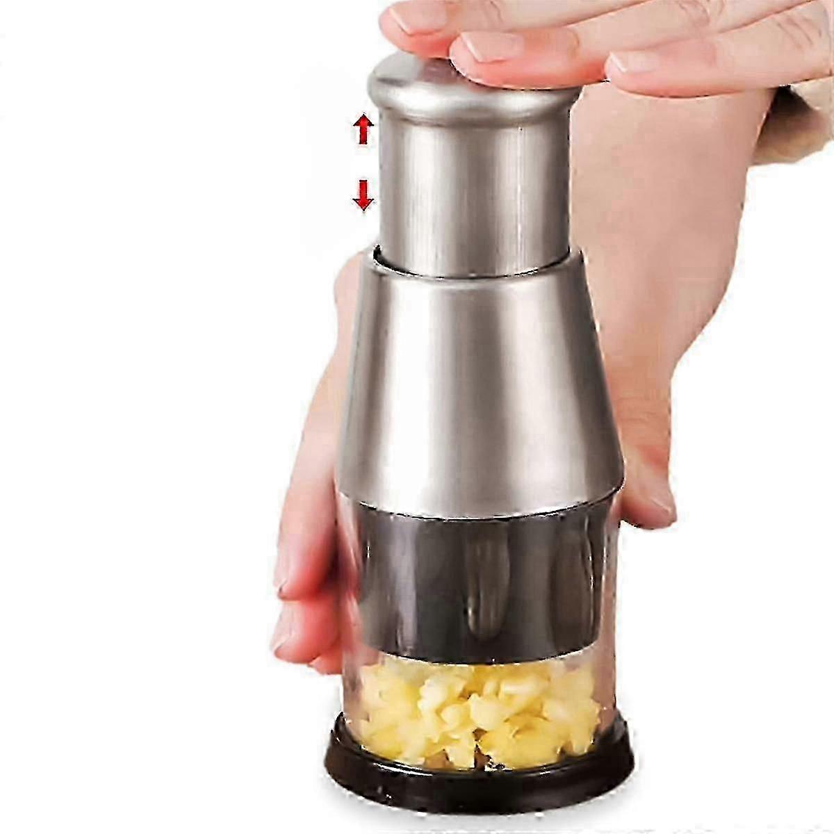 Garlic Press Multifunctional Manual Garlic Cutter for Mincing Garlic