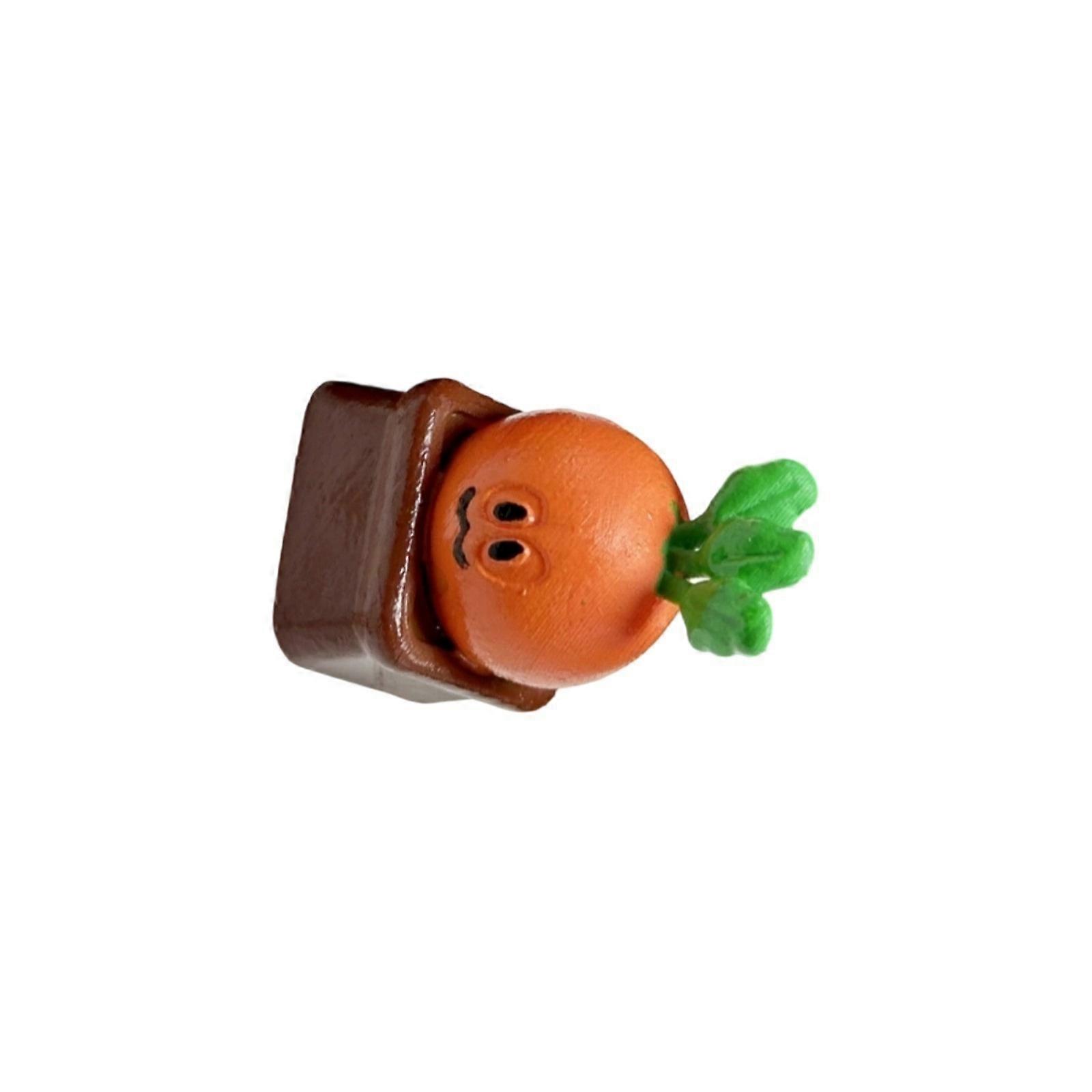 3D Carrot Keycaps Customizable Key Knob for Gaming Mechanical Keyboards ESC Keycap Multicolor