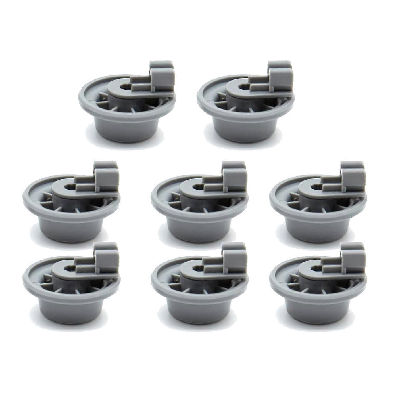 8PCS Dishwasher Lower Basket Wheels Dishwasher Rollers Plastic Texture Suitable for Multiple Models for Smooth Operation Multicolor