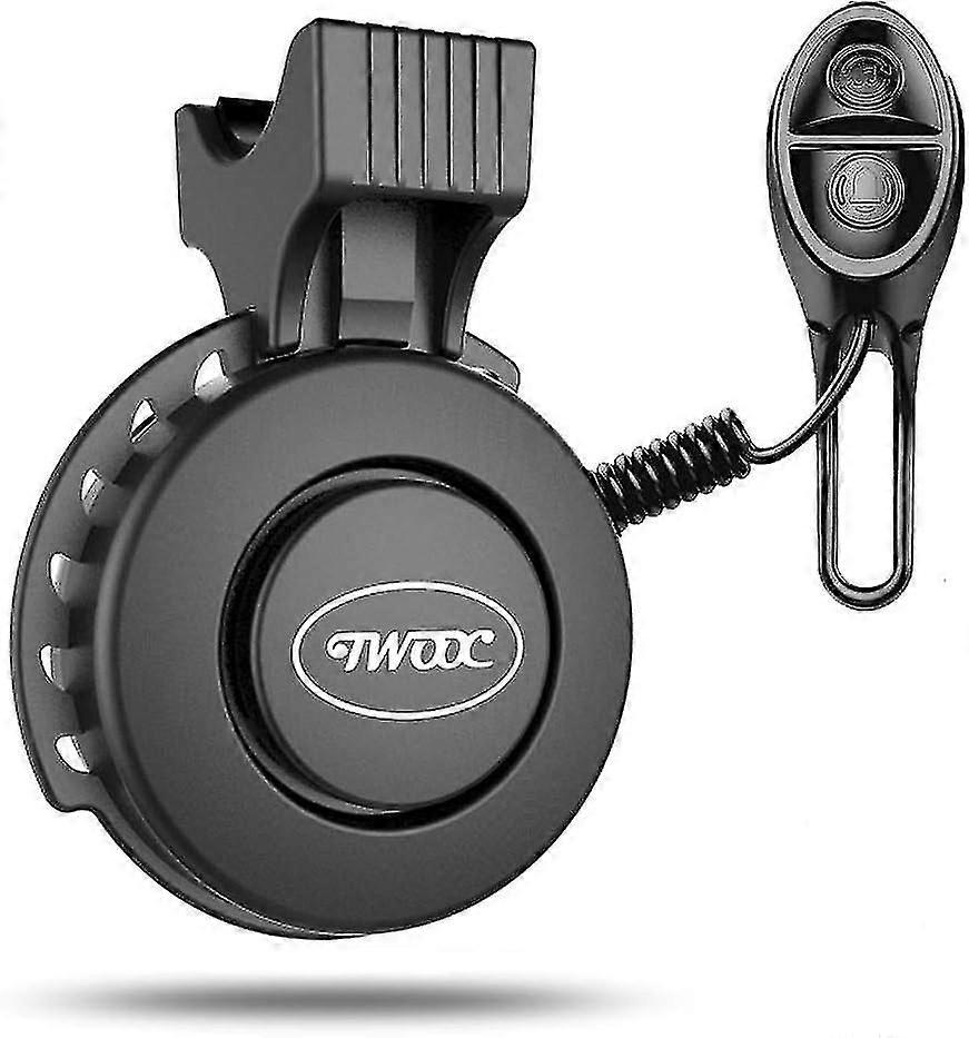 Elektrisk sykkelhorn elektronisk sykkelklokke 100-120 DB vanntett 4 lydmoduser