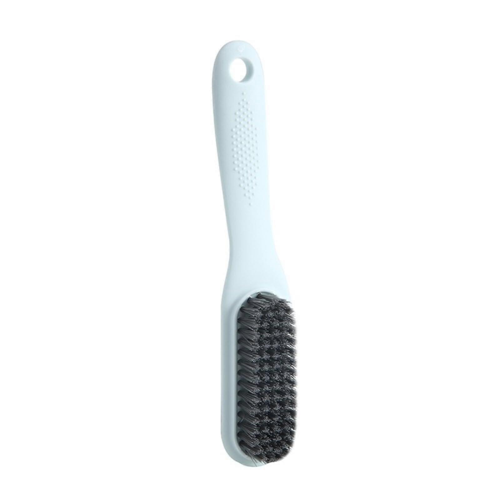 Soft Bristle Cleaning Brush with Ergonomic Handle for Kitchen, Bathroom, and Upholstery – Blue
