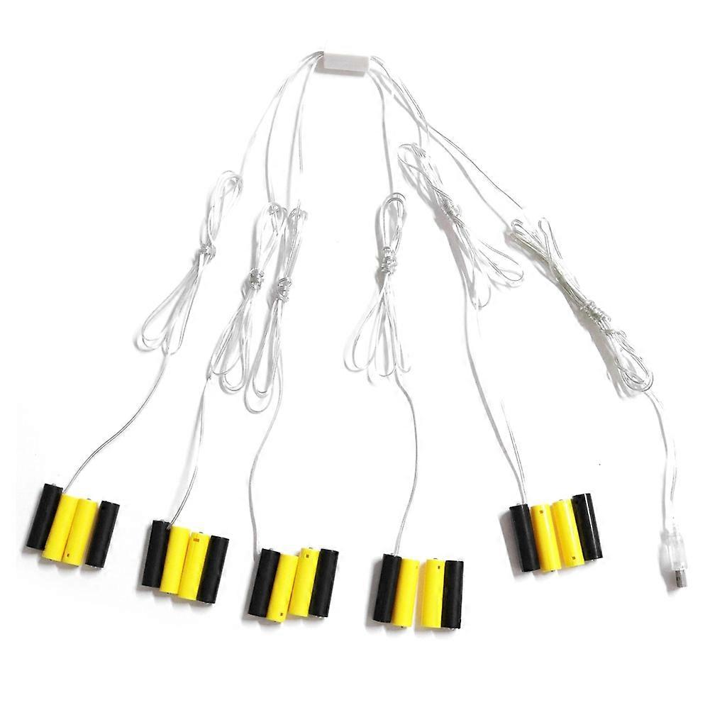 AAA Virtual Eliminators USB Powered Battery Eliminators for Christmas Tree Lights LED Lights Decoration Replacement 5-1
