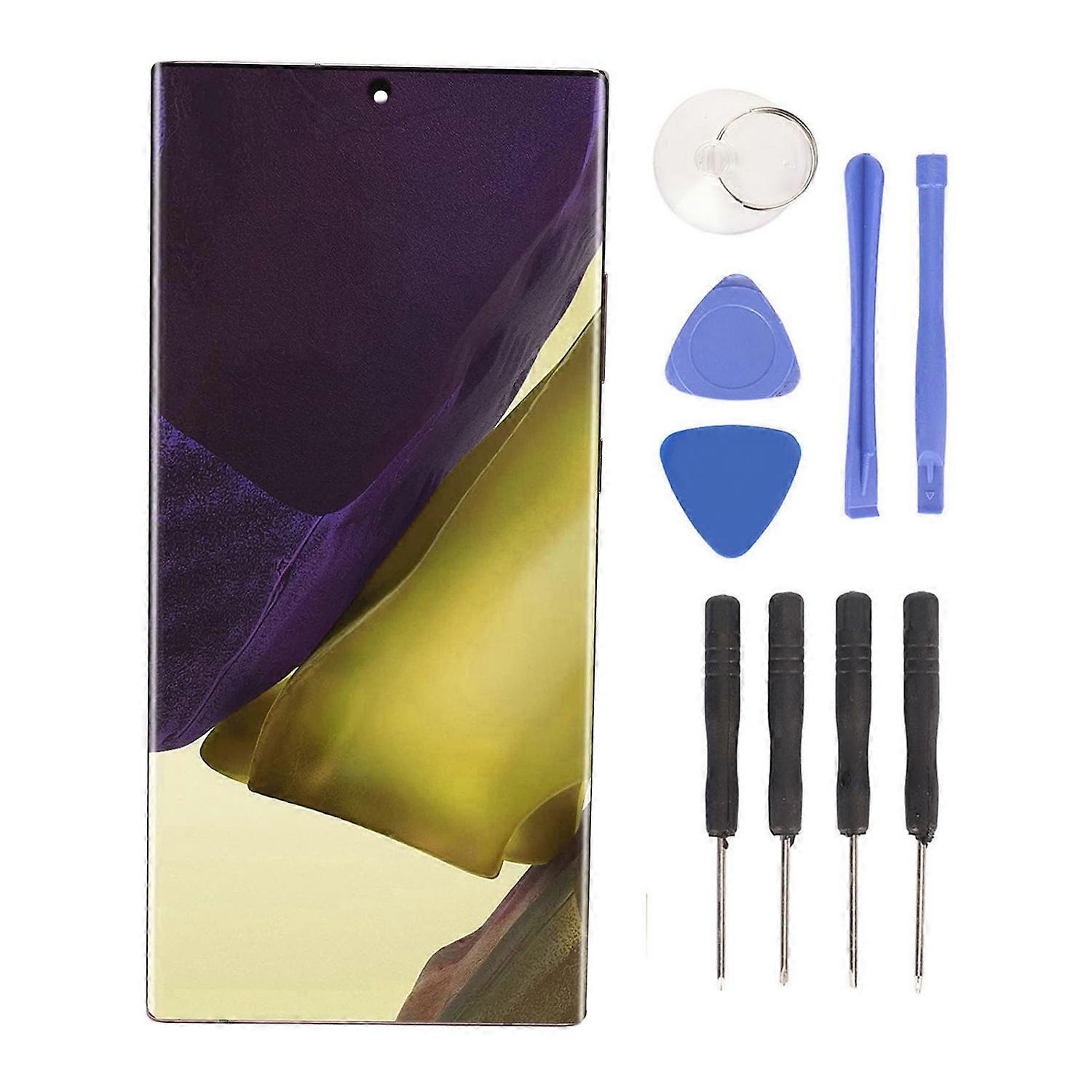 Phone Screen Assembly Organic Light Emitting Diode LCD Touch Digitizer Screen with Frame Fingerprint