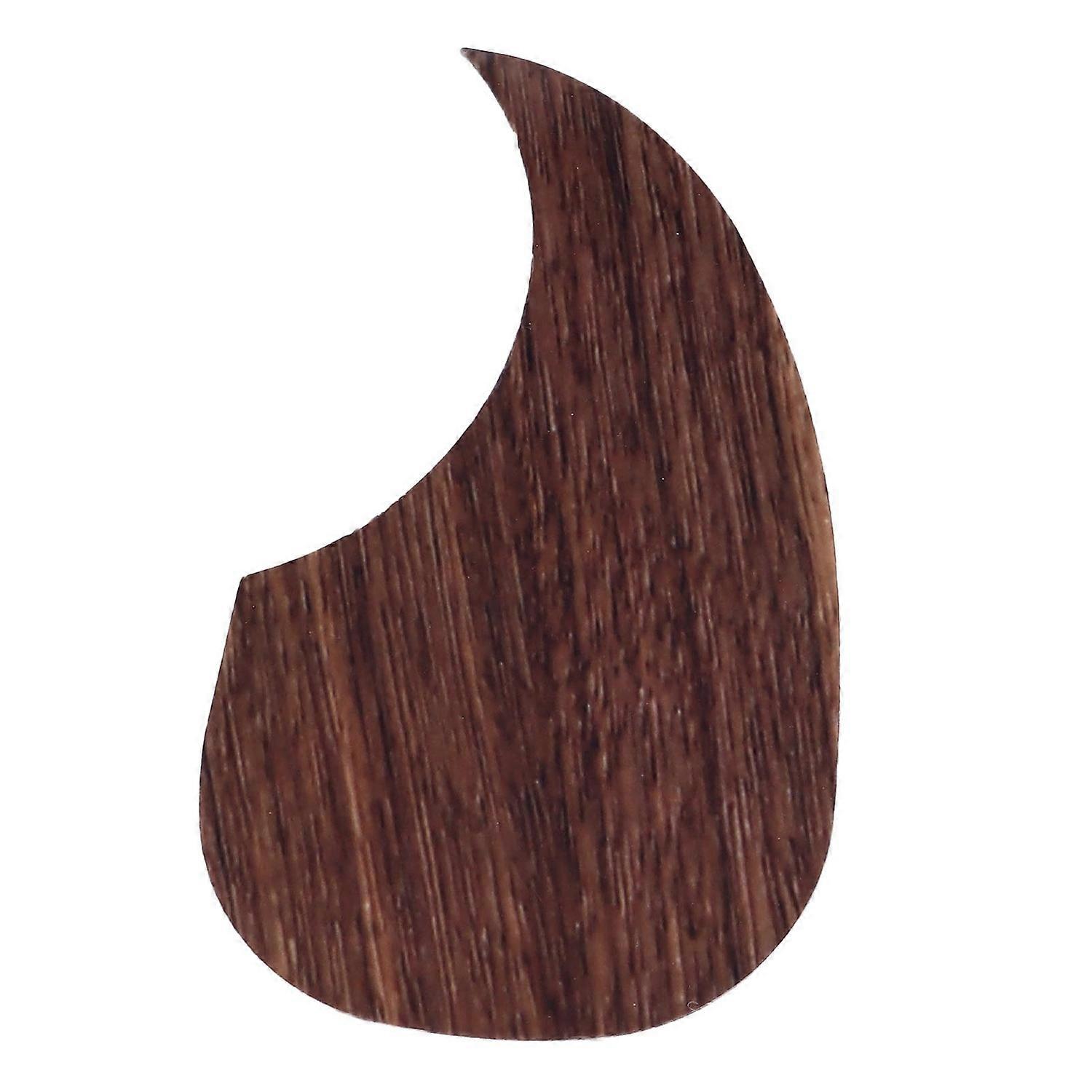 Acoustic Guitar Pickguard PVC Wood Grain Pattern Durable 3D Pickguard Scratch Plate Water Drop Shape
