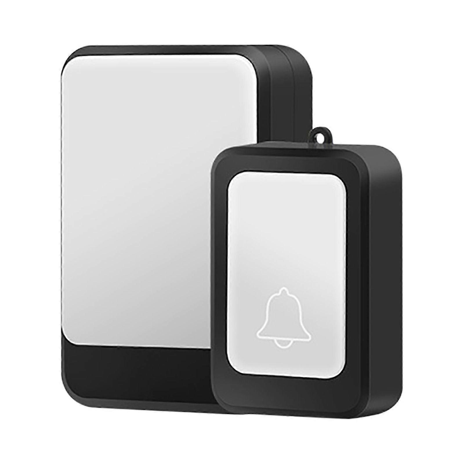 Quinlirra Battery Wireless Doorbell with Colorful Flash, One-Button Emergency Call, Compatible with Home Office Use, Mothers Day Gift