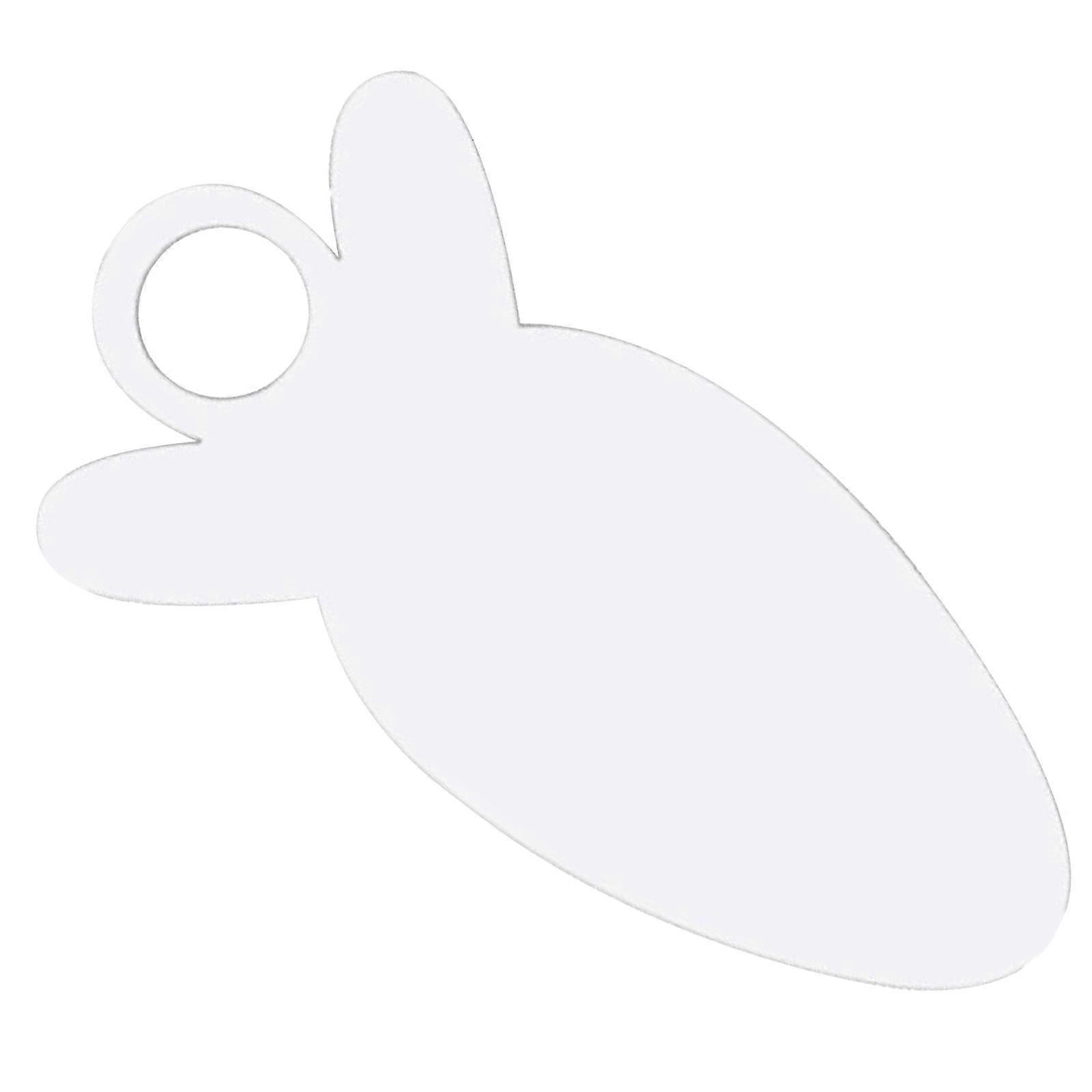 10Pcs Unique Clear Acrylic Nameplates Multifunctional Acrylic Nameplates Name Plate Cards Ornaments for Cup Lid Multicolor