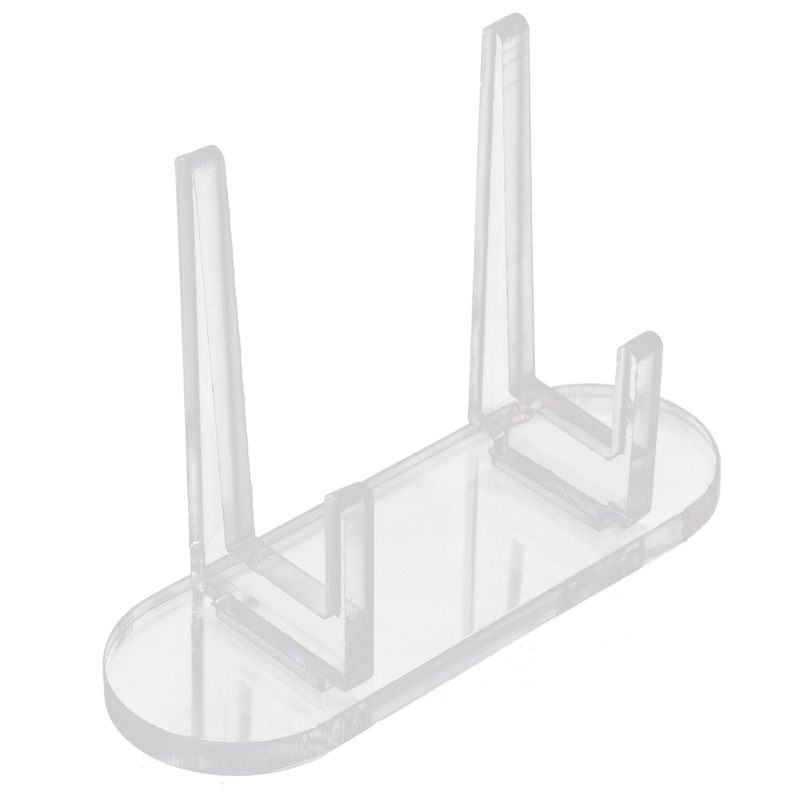 Black Vinyl Record Display Stand for Displaying Acrylic Desktop Holder