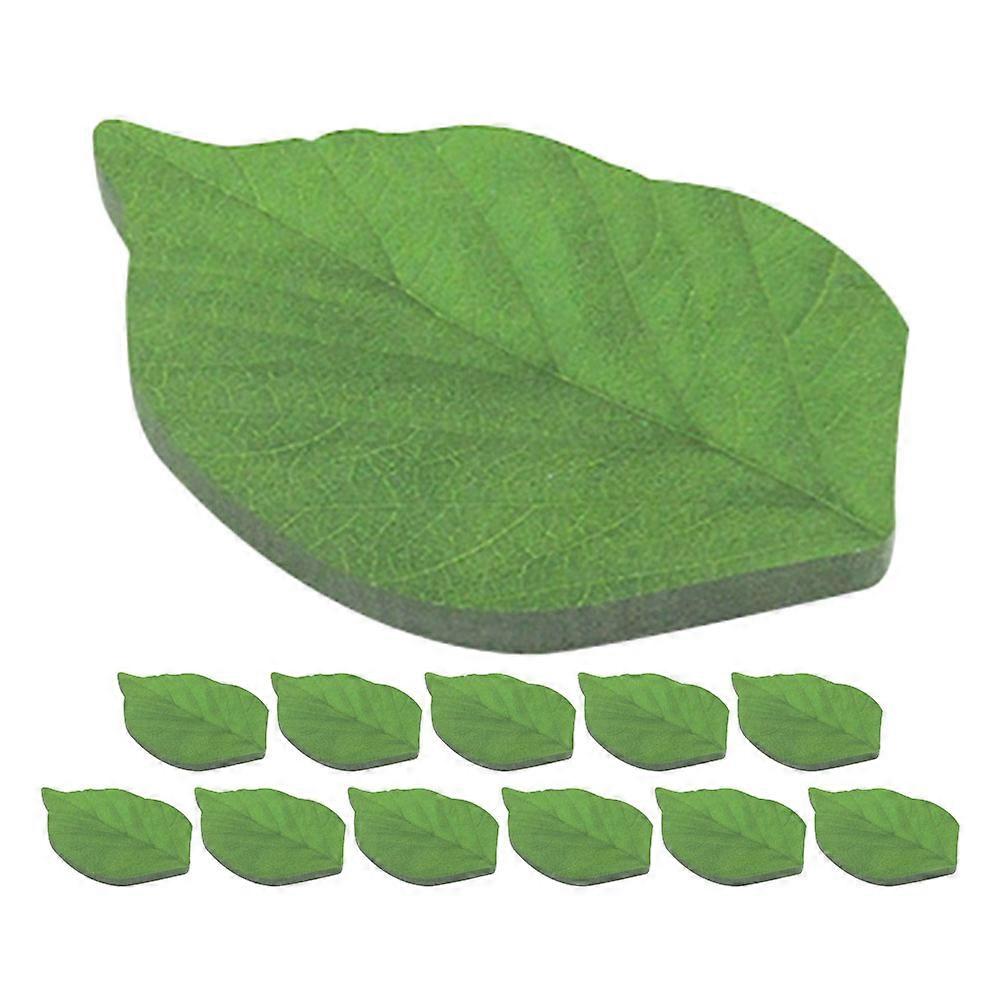 Green Leaf Paper Pads for Notes 12Packs Decorative Use