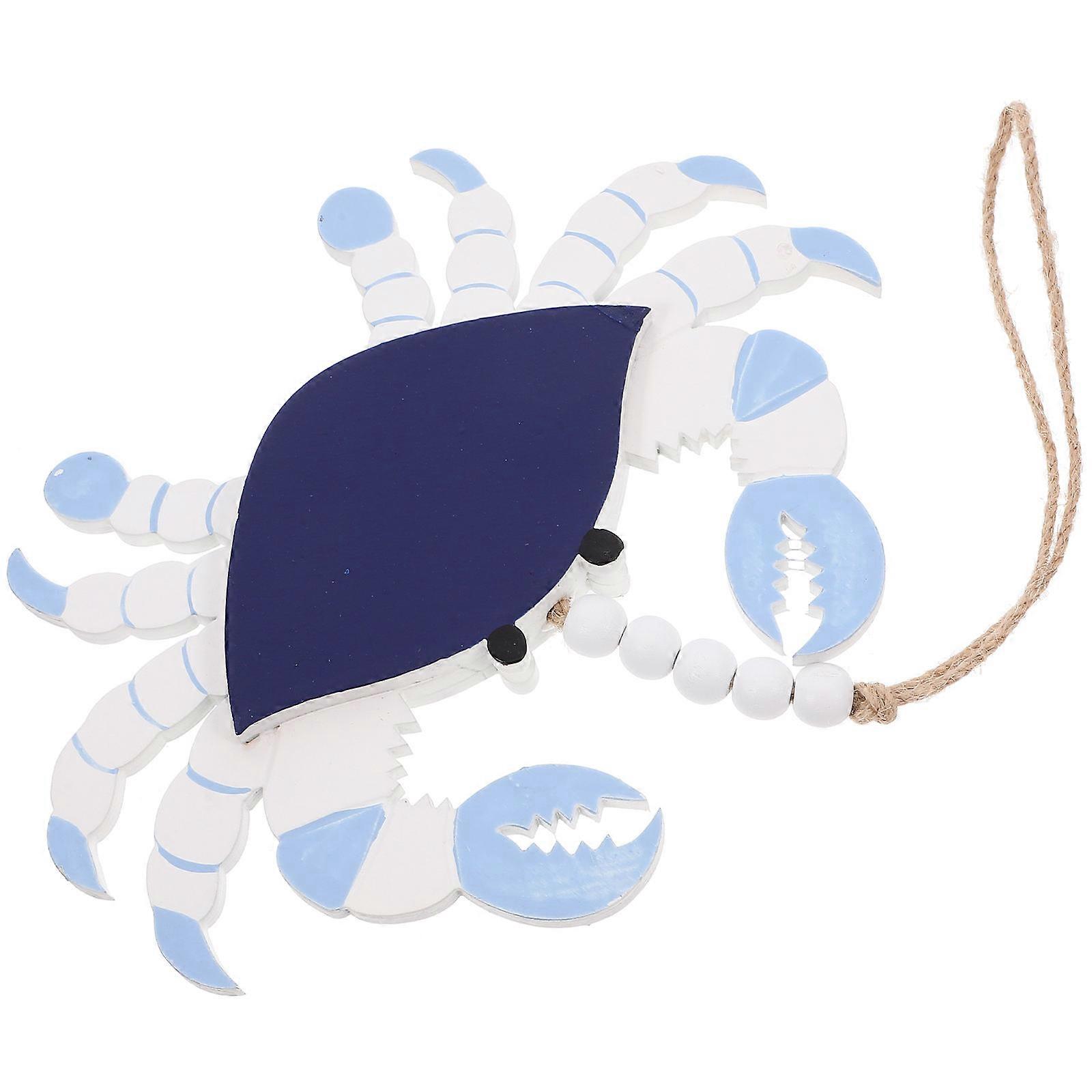 Wooden Crab Wall Decor for Decor Mediterranean Style