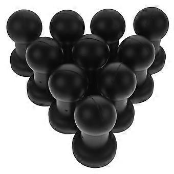 Plastic Trampoline Pole Covers for Furniture Use Black Heavy Duty 10pcs