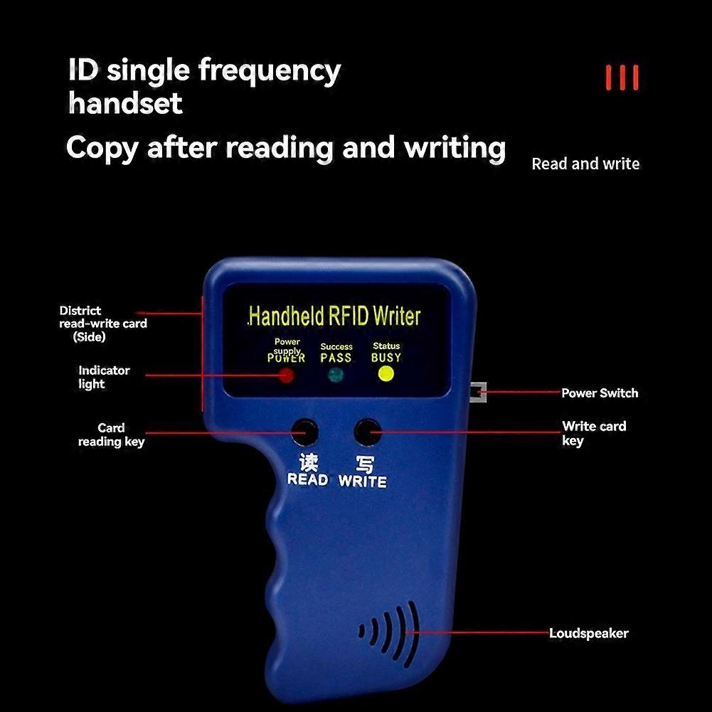 125Khz RFID Card Reader Handheld Copier Writer Duplicator Programmer ID Card Copy EM4305 T5577 Each Writable Tags