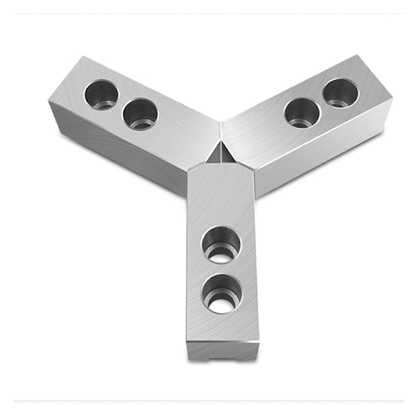 8 Inch Hydraulic Lathe Chuck 3 Jaw 120° 70mm Height with Soft Jaws for CNC Precision Clamping