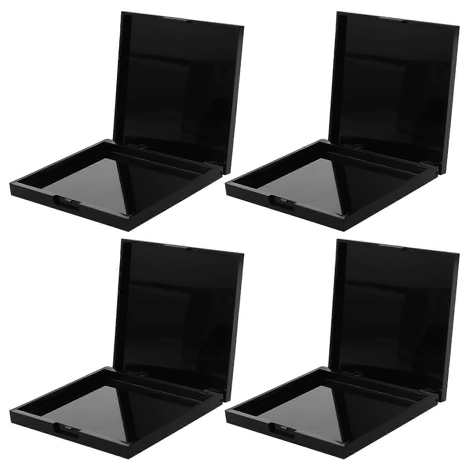 Black Base Jelly Glue Storage Case for Uv Gel Nails 4Pcs