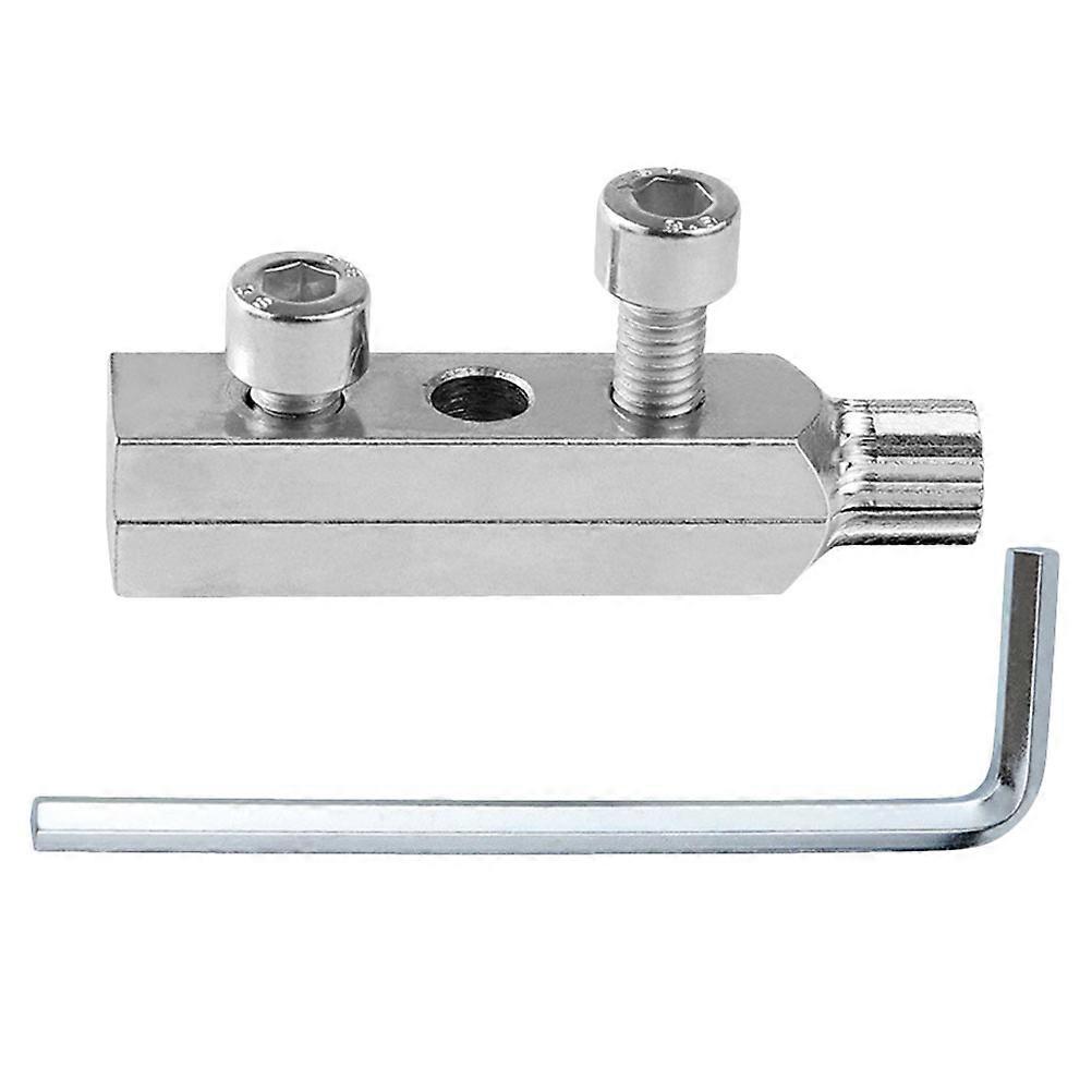 Steel Water Pipe Broken Screw Extractor Tool for Home 1Set Silver