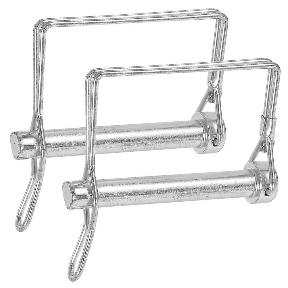 Trailer Safety Pin Square Locking Coupler Pin for Secure Use 2Pcs