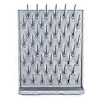 Glassware Drying Rack with Removable Pegs, Space-Saving Design for Desk or Wall Mount, Efficient Drainage Solution