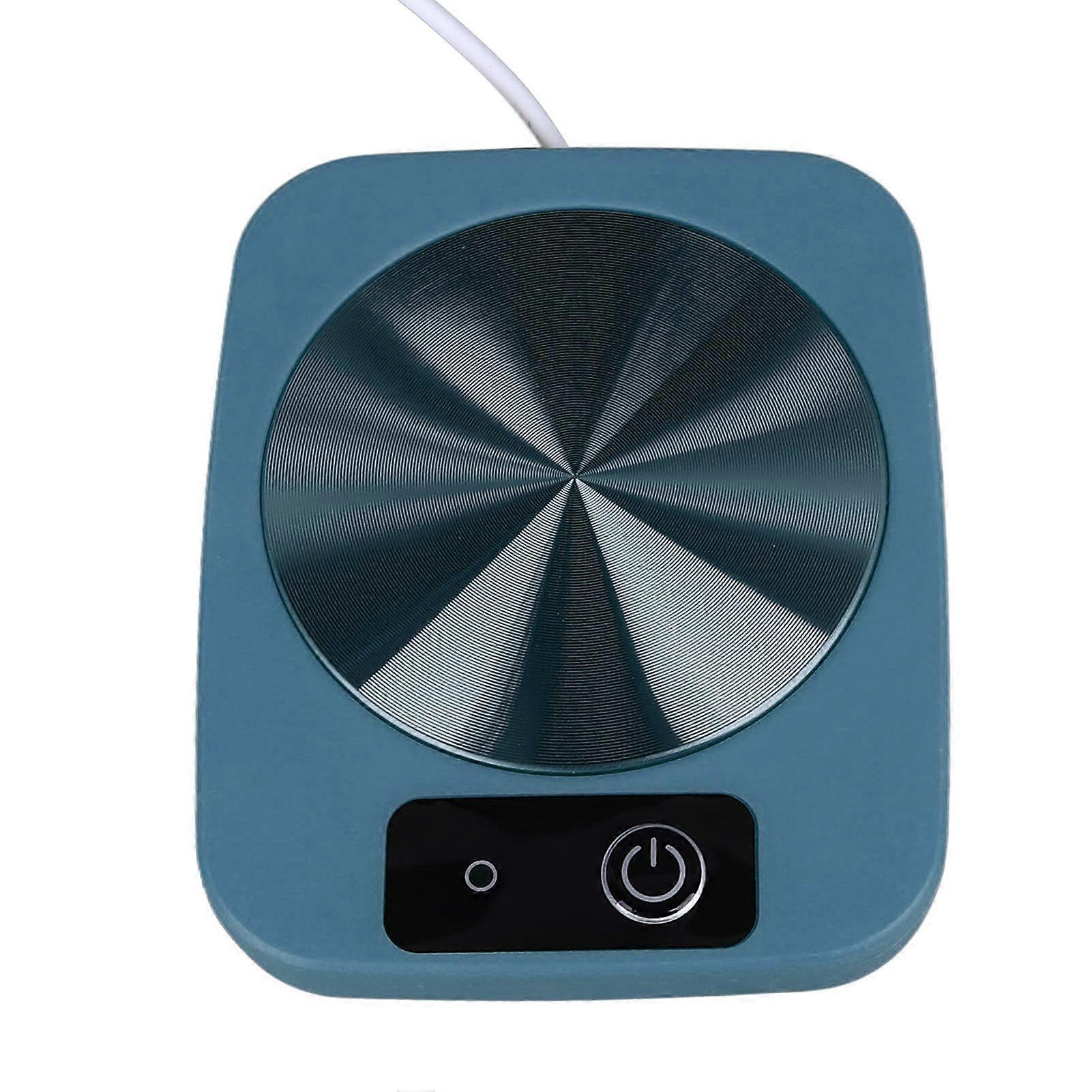 Coffee Mug Warmer with Smart Temperature Control, USB Powered Desk Beverage Heater, Blue